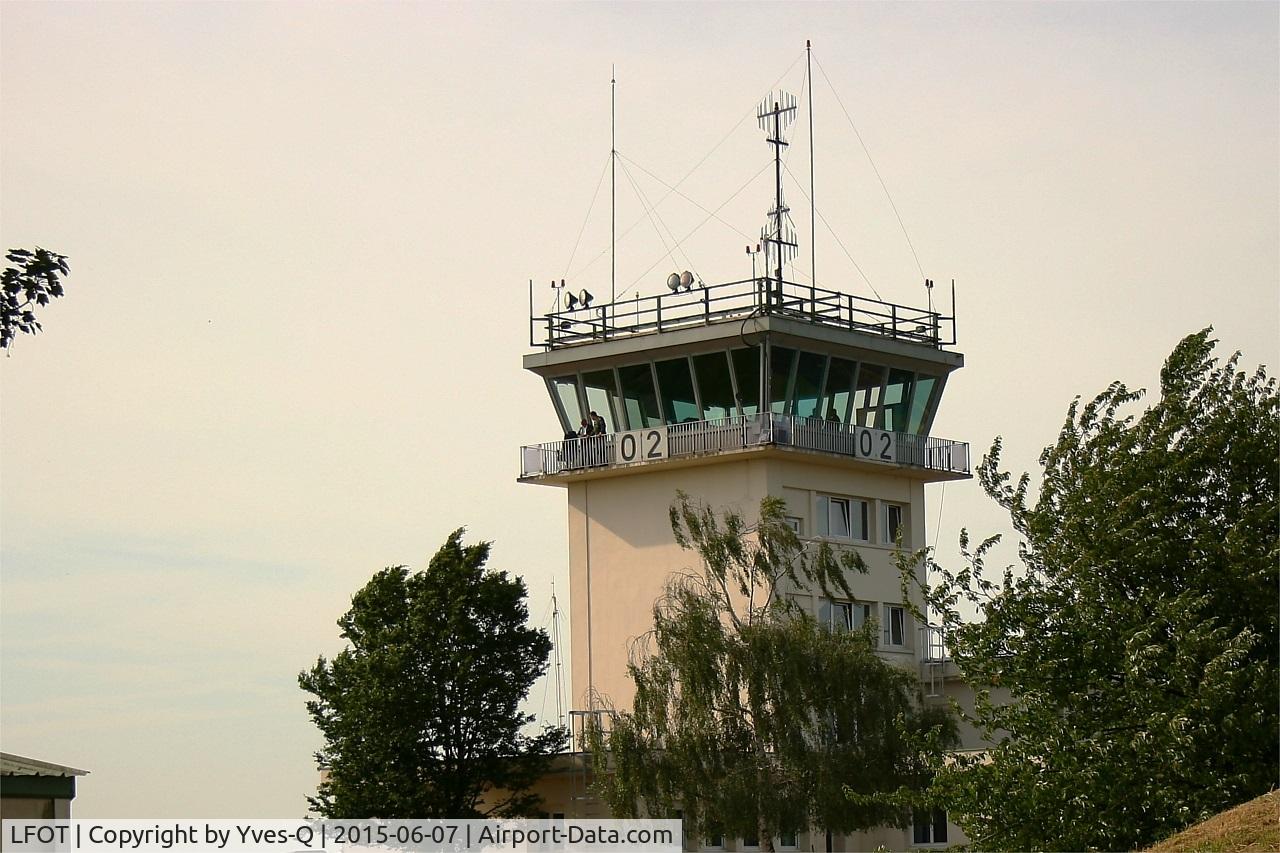 Tours Val de Loire Airport, Tours France (LFOT) - Control tower, Tours-St Symphorien Air Base 705 (LFOT-TUF)