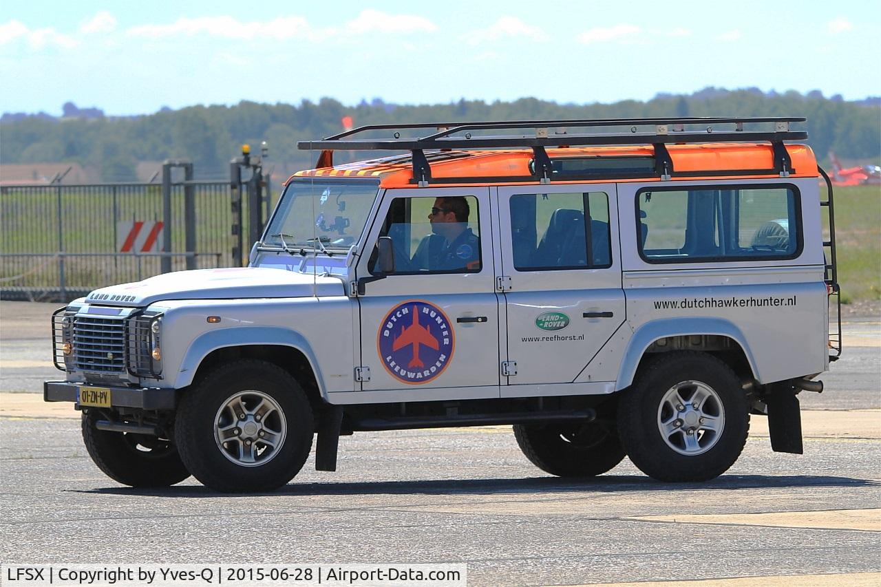 LFSX Airport - Logistic support vehicle Hunter aircraft, Luxeuil-St Sauveur Air Base 116 (LFSX) Open day 2015