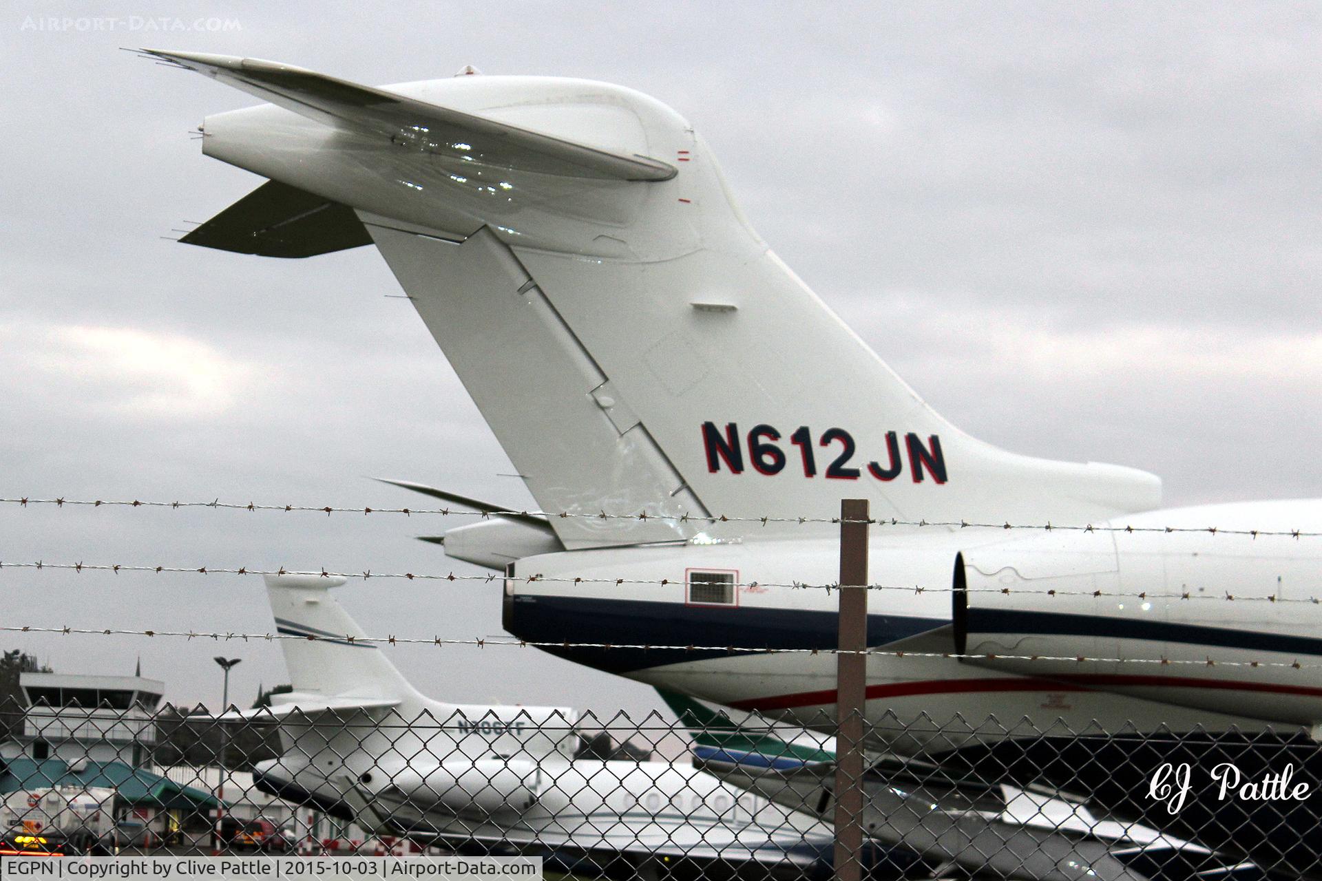 Dundee Airport, Dundee, Scotland United Kingdom (EGPN) - Packed in tightly - A bizjet busy weekend at Dundee Riverside EGPN during the Dunhill Golf Championships at nearby St Andrews.