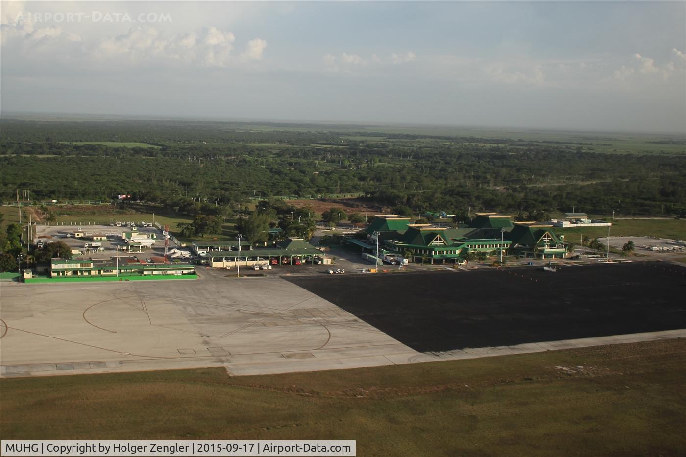 Frank País Airport, Holguín Cuba (MUHG) - Holgiun International Airport seen just after take off on rwy 05.....