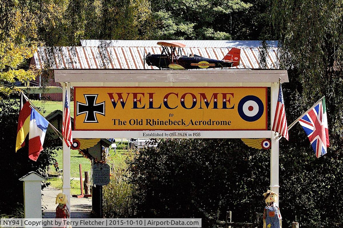 Old Rhinebeck Airport (NY94) - The entrance to a mecca of vintage aviation