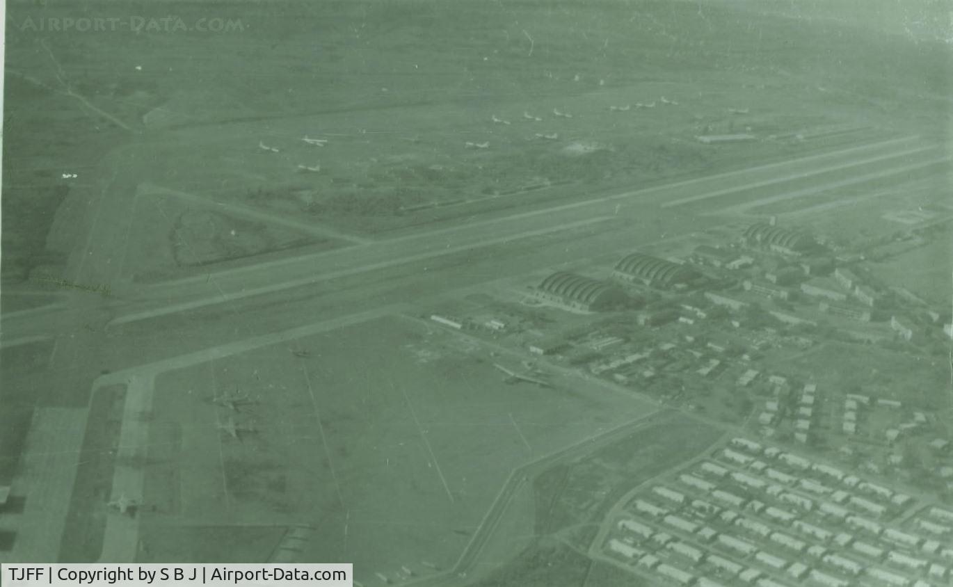 Ramey Air Force Base Airport, Aguadilla (closed, reopened as Rafael Hernández Airport) Puerto Rico (TJFF) - The former Ramey AFB in Puerto Rico in the early 50s. Was home for the 72d Reconnaissance Group of the Strategic Air Command. The  planes seen are the Convair RB 36s.
