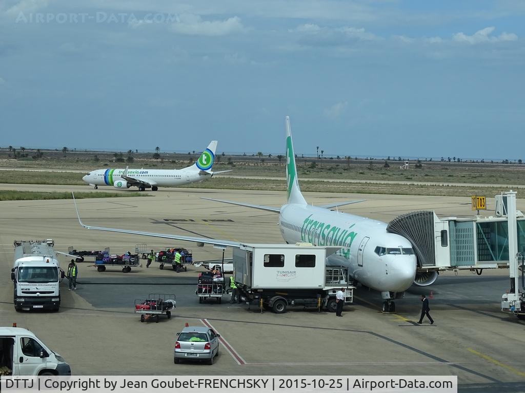 Zarzis Airport, Djerba Tunisia (DTTJ) - Djerba airport, two Transavia to Paris Orly sud