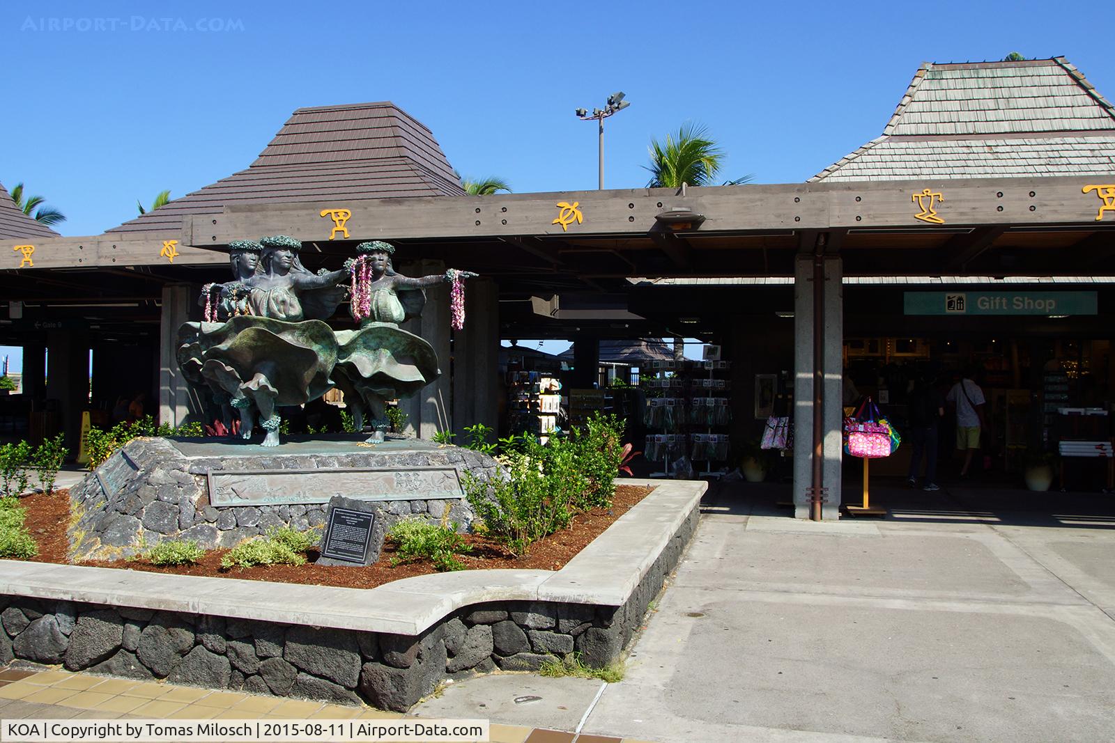 Kona International At Keahole Airport (KOA) - There seems to be no need for a roof in Kona...