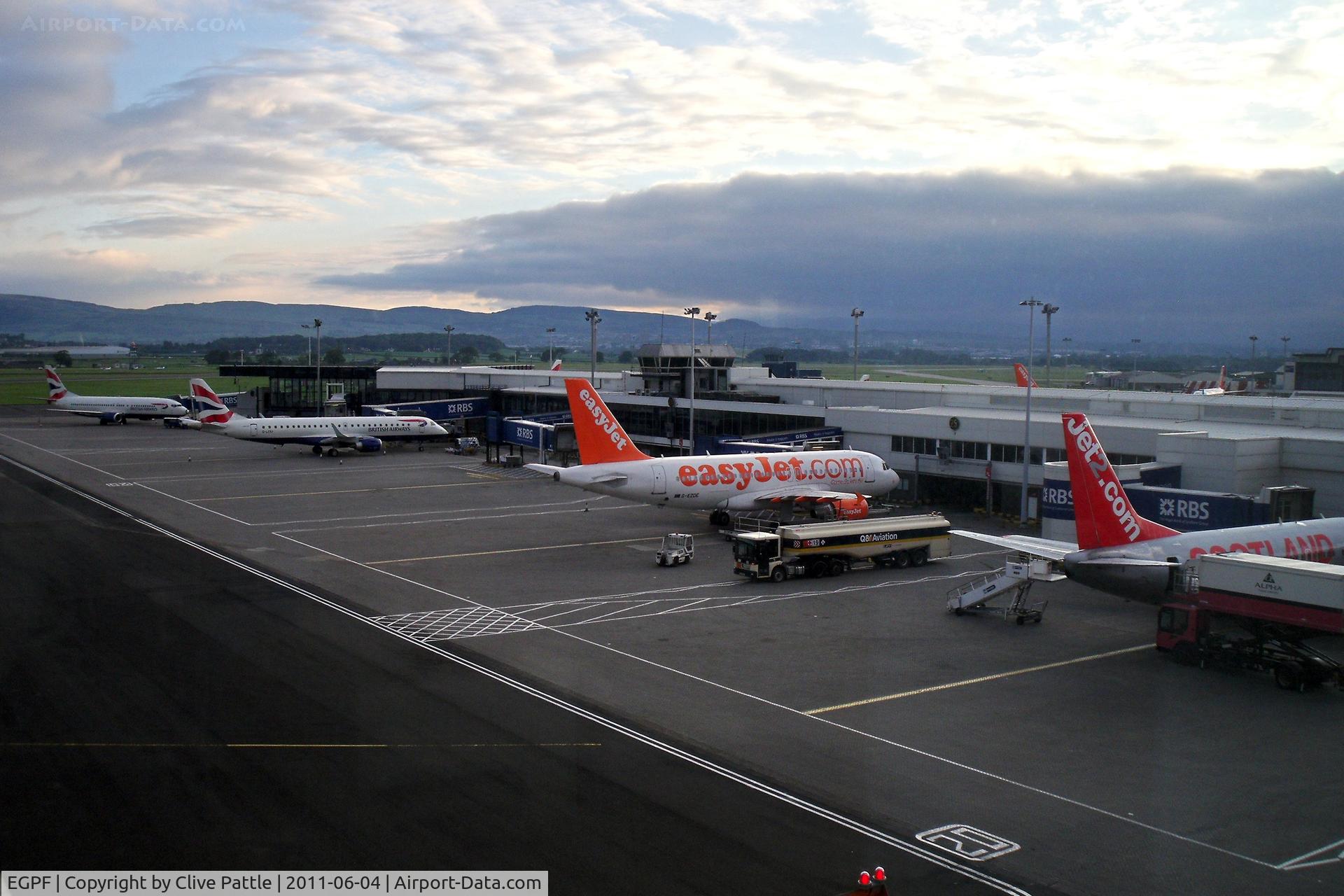 Glasgow International Airport, Glasgow, Scotland United Kingdom (EGPF) - Gate line-up at Glasgow International EGPF