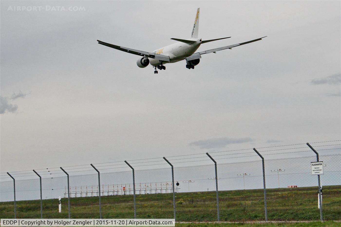 Leipzig/Halle Airport, Leipzig/Halle Germany (EDDP) - Daily Delhi shuttle on final for rwy 26L....