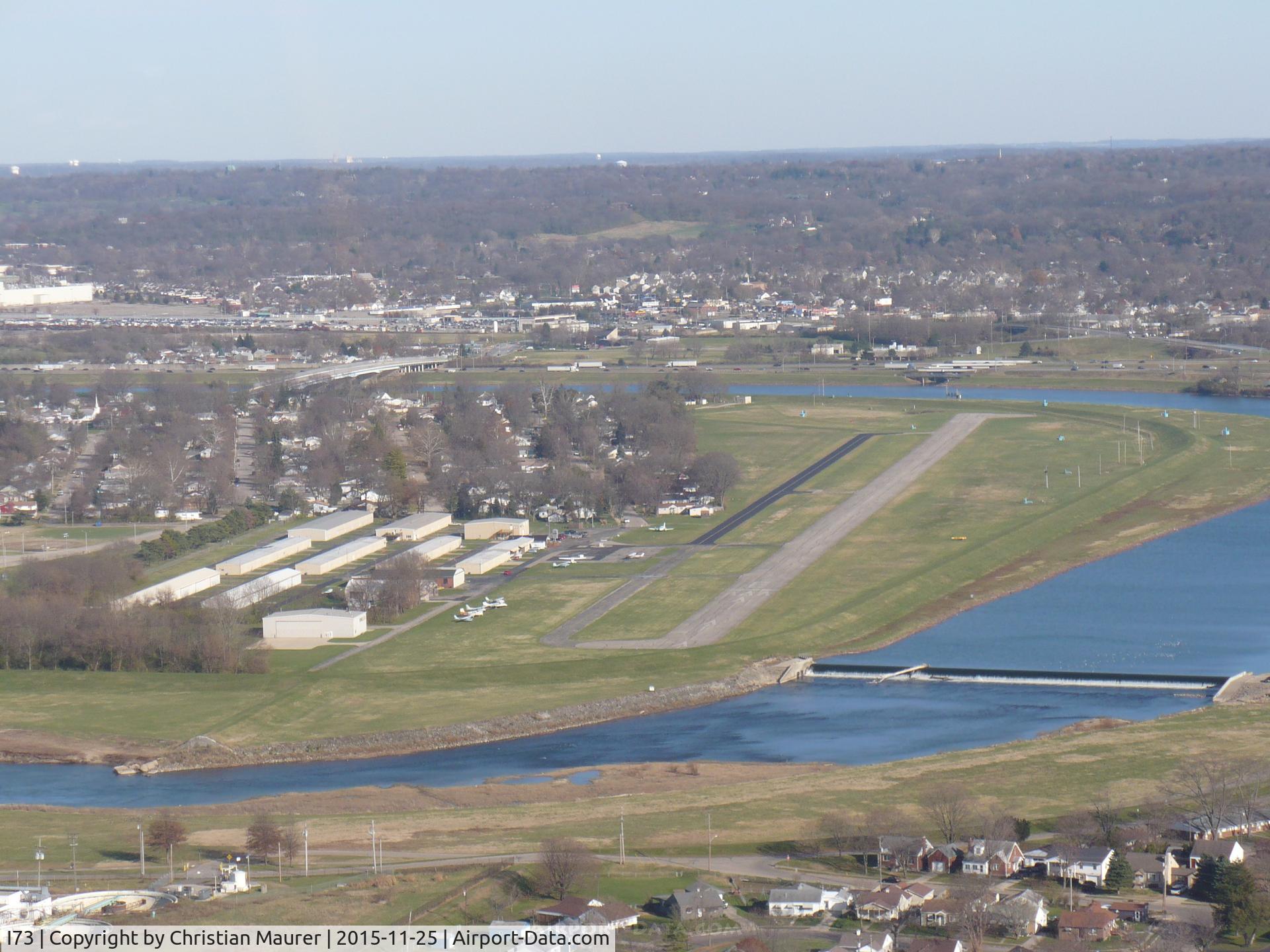 Moraine Air Park Airport (I73) - Moraine Air Park after takeoff