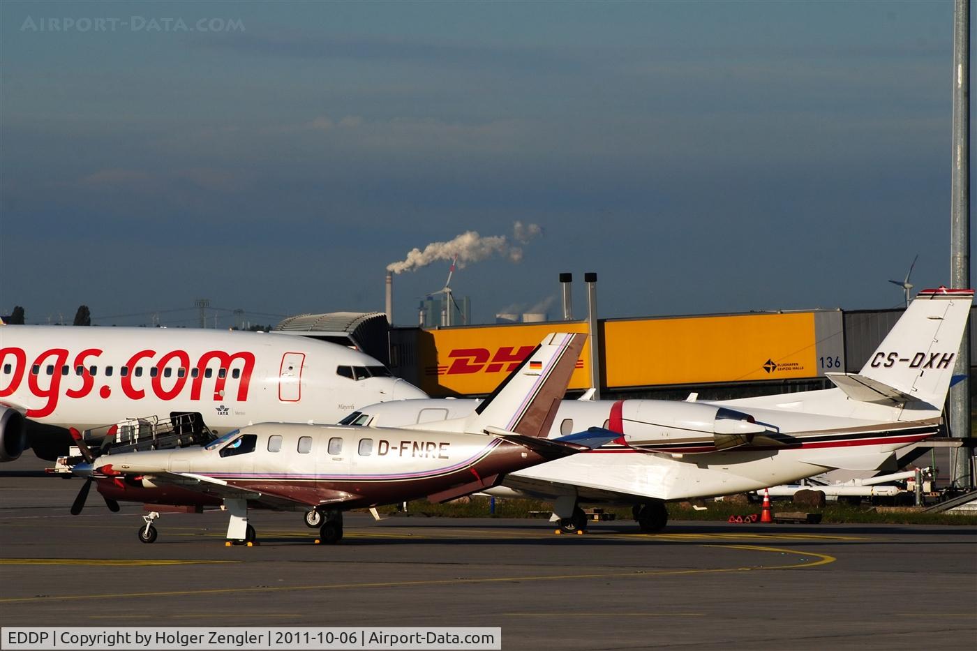 Leipzig/Halle Airport, Leipzig/Halle Germany (EDDP) - Beautiful morning light on apron 1....