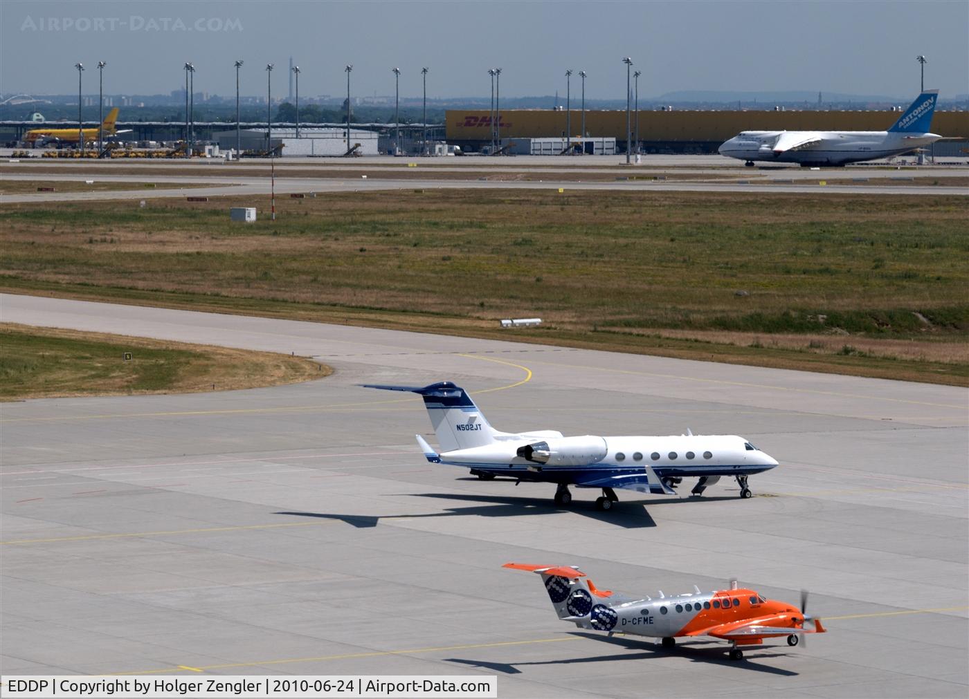 Leipzig/Halle Airport, Leipzig/Halle Germany (EDDP) - View on small and large aircrafts...