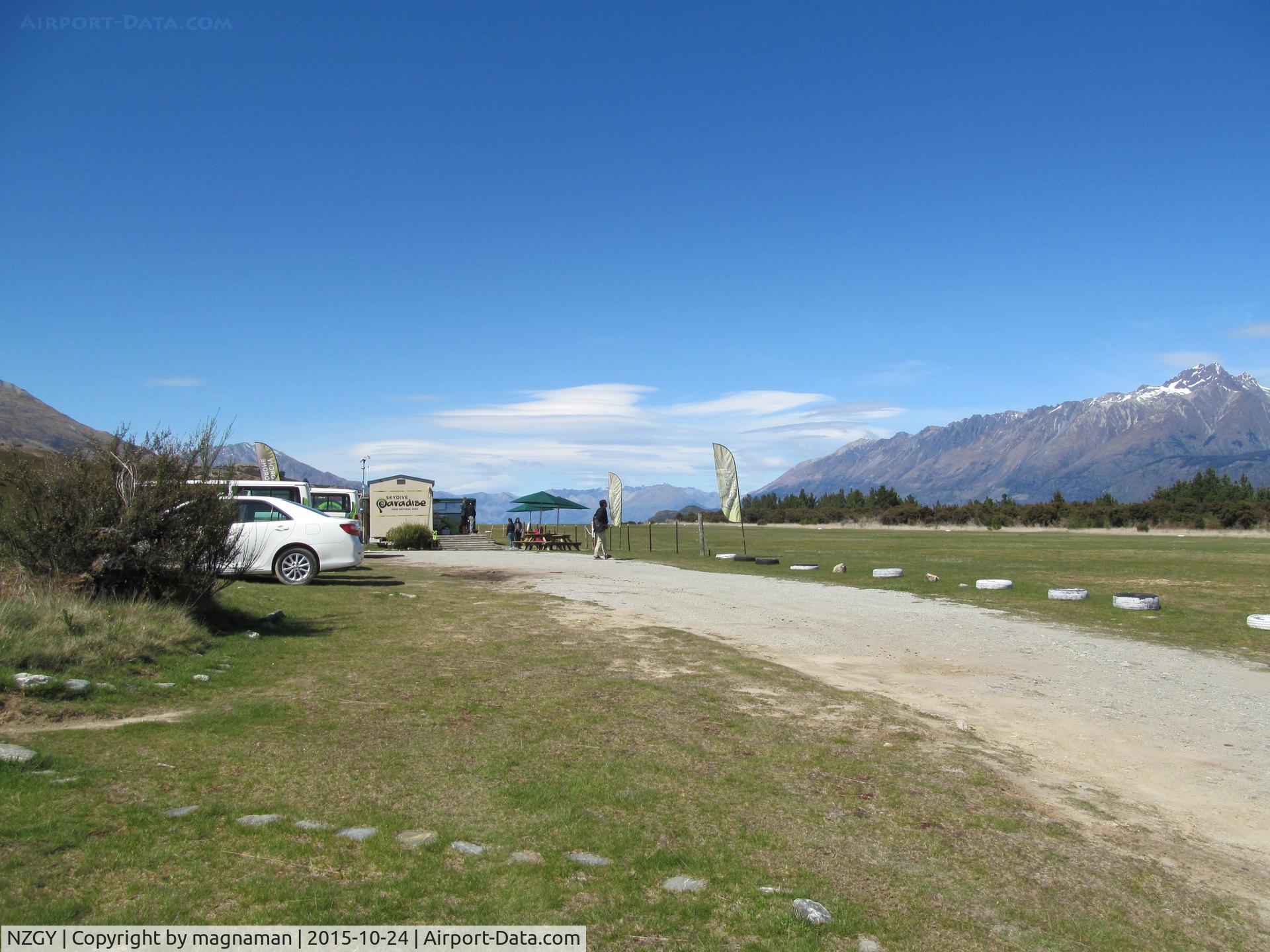 Glenorchy Aerodrome Airport, Glenorchy New Zealand (NZGY) - Amazing skydive strip NW of queenstown