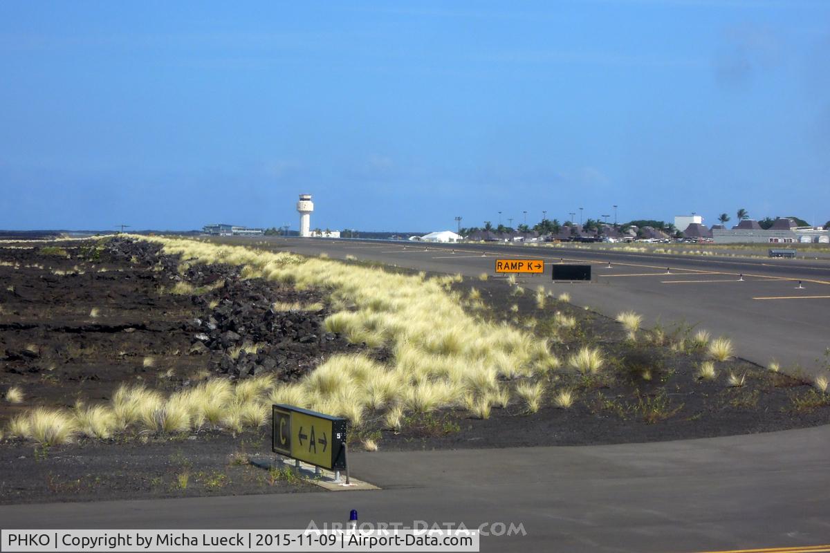 Kona International Airport, Kailua-Kona, Hawaii United States (PHKO) - Sunny & volcanic Kailua-Kona