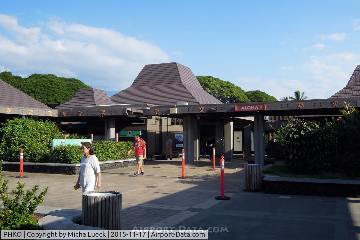 Kona International Airport, Kailua-Kona, Hawaii United States (PHKO) - Aloha - arrivals in Kailua-Kona