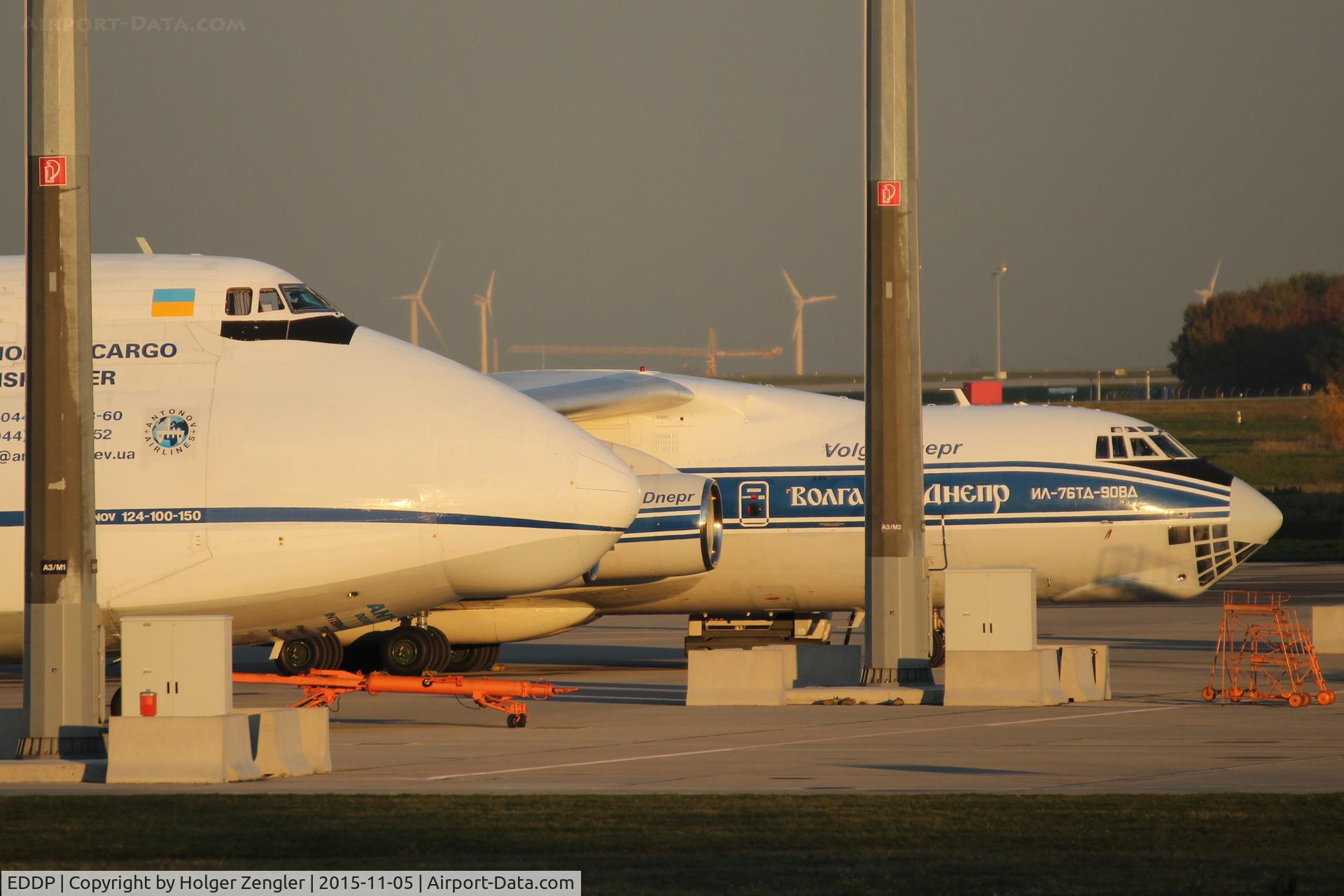 Leipzig/Halle Airport, Leipzig/Halle Germany (EDDP) - Close shot on apron 3....