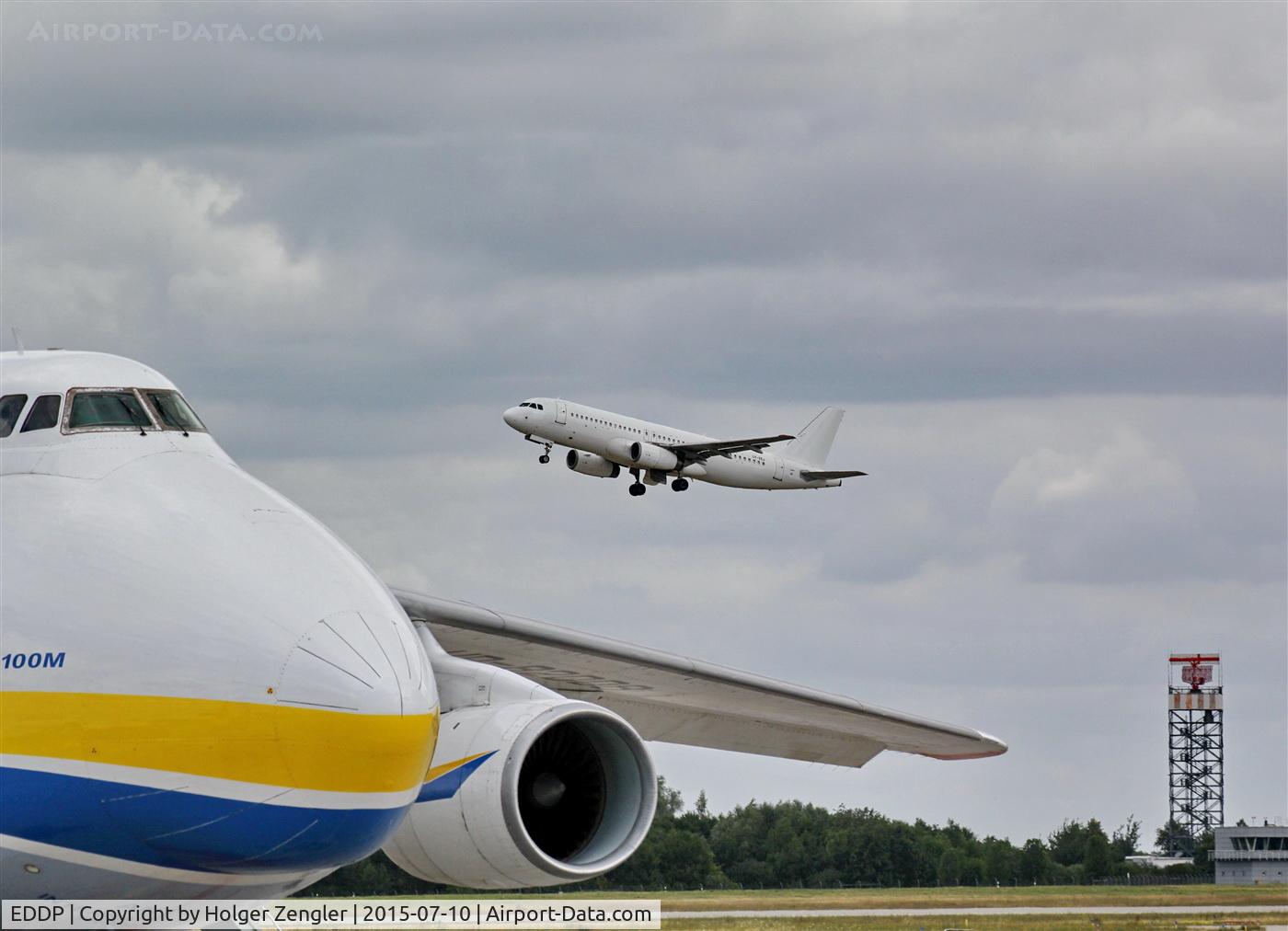 Leipzig/Halle Airport, Leipzig/Halle Germany (EDDP) - Departure along apron 3 on rwy 26R.....