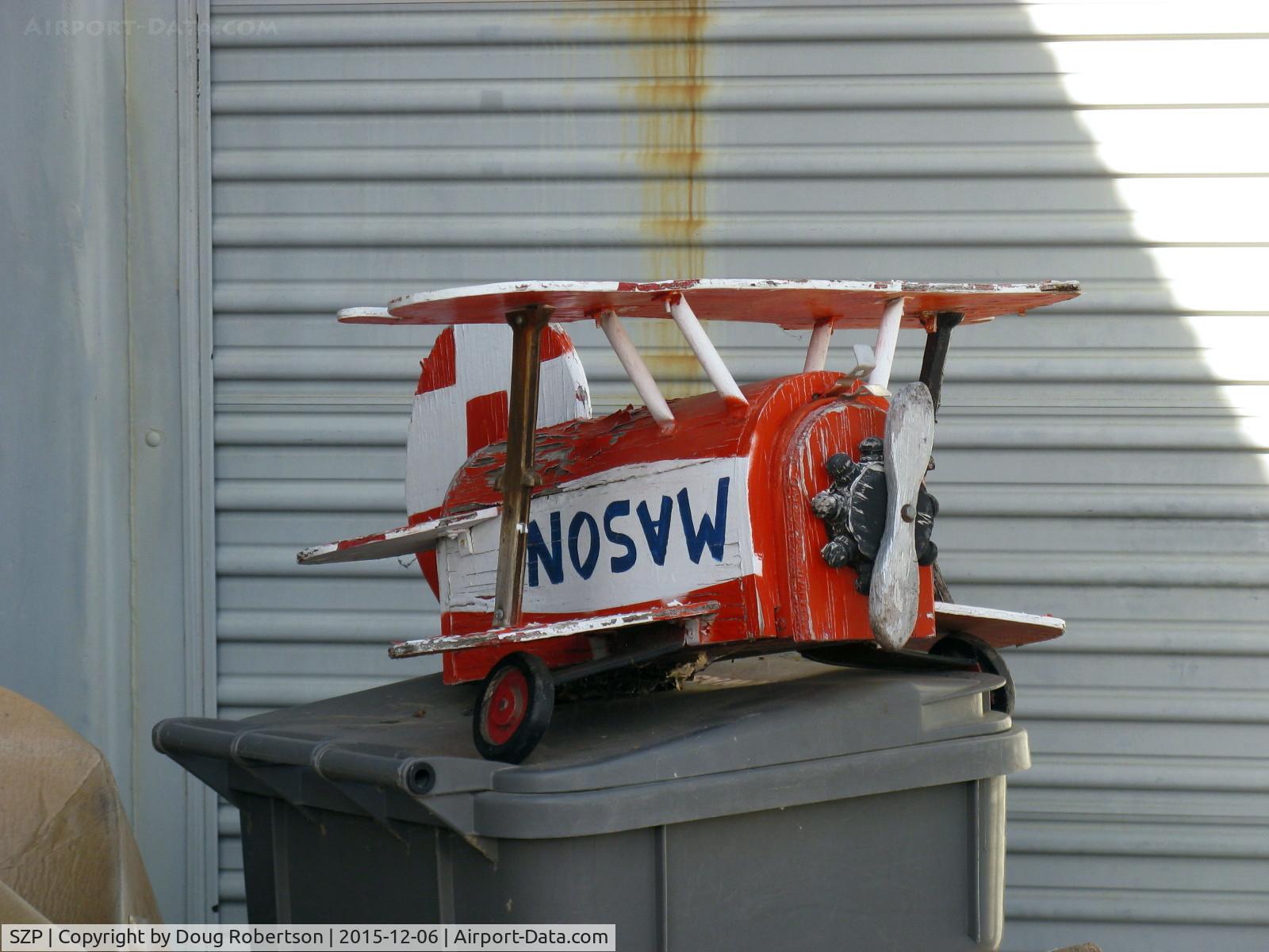 Santa Paula Airport (SZP) - Mason Family Toy Biplane, How many generations?