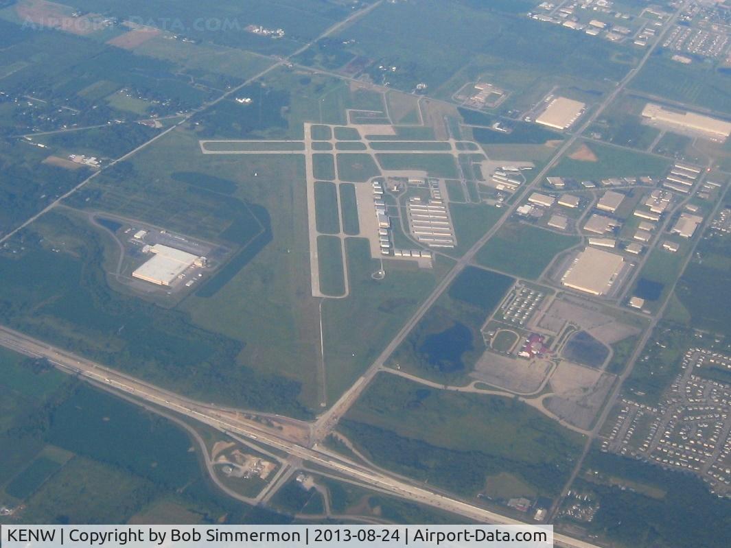 Kenosha Regional Airport (ENW) - Looking NE from 10,000 ft.