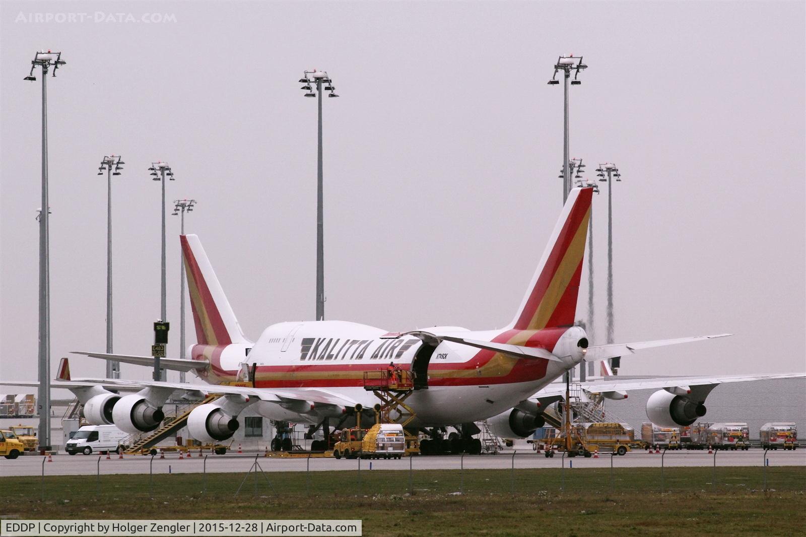 Leipzig/Halle Airport, Leipzig/Halle Germany (EDDP) - Business as usual on apron 5....