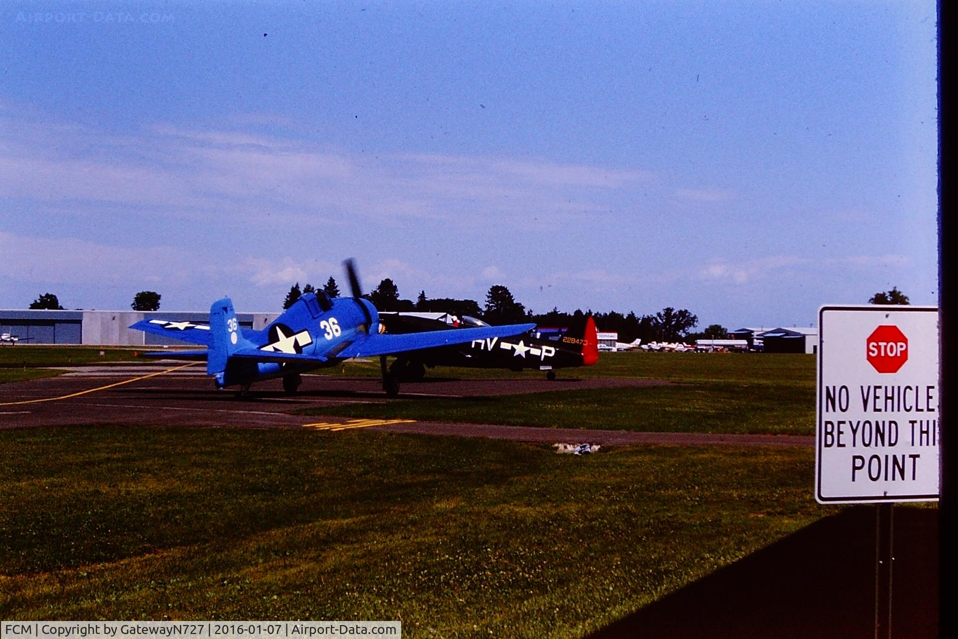 Flying Cloud Airport (FCM) - Summer, 1986.