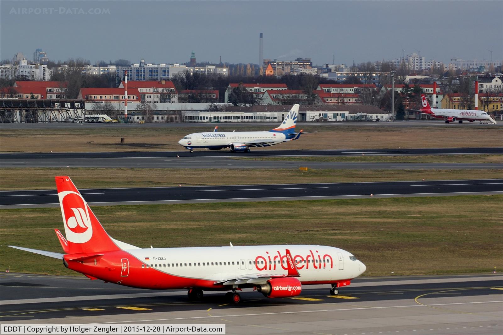 Tegel International Airport (closing in 2011), Berlin Germany (EDDT) - Wide view over TXL airfield....