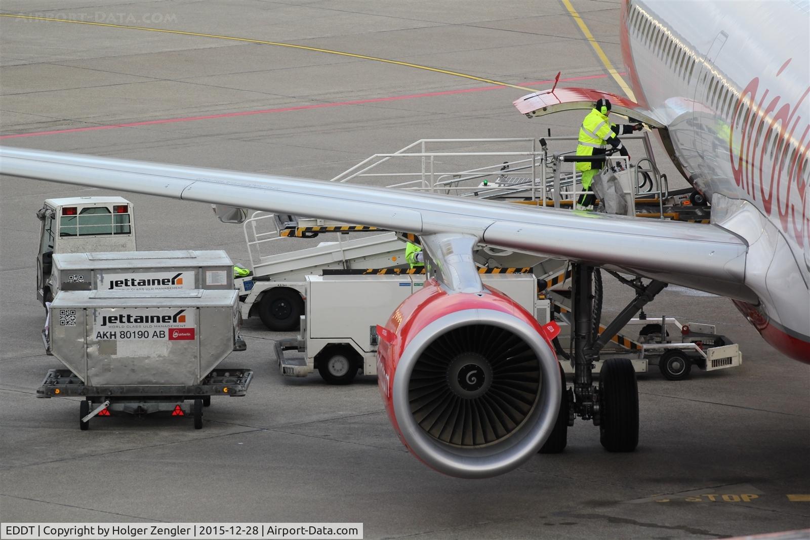 Tegel International Airport (closing in 2011), Berlin Germany (EDDT) - Business as usual on apron.....