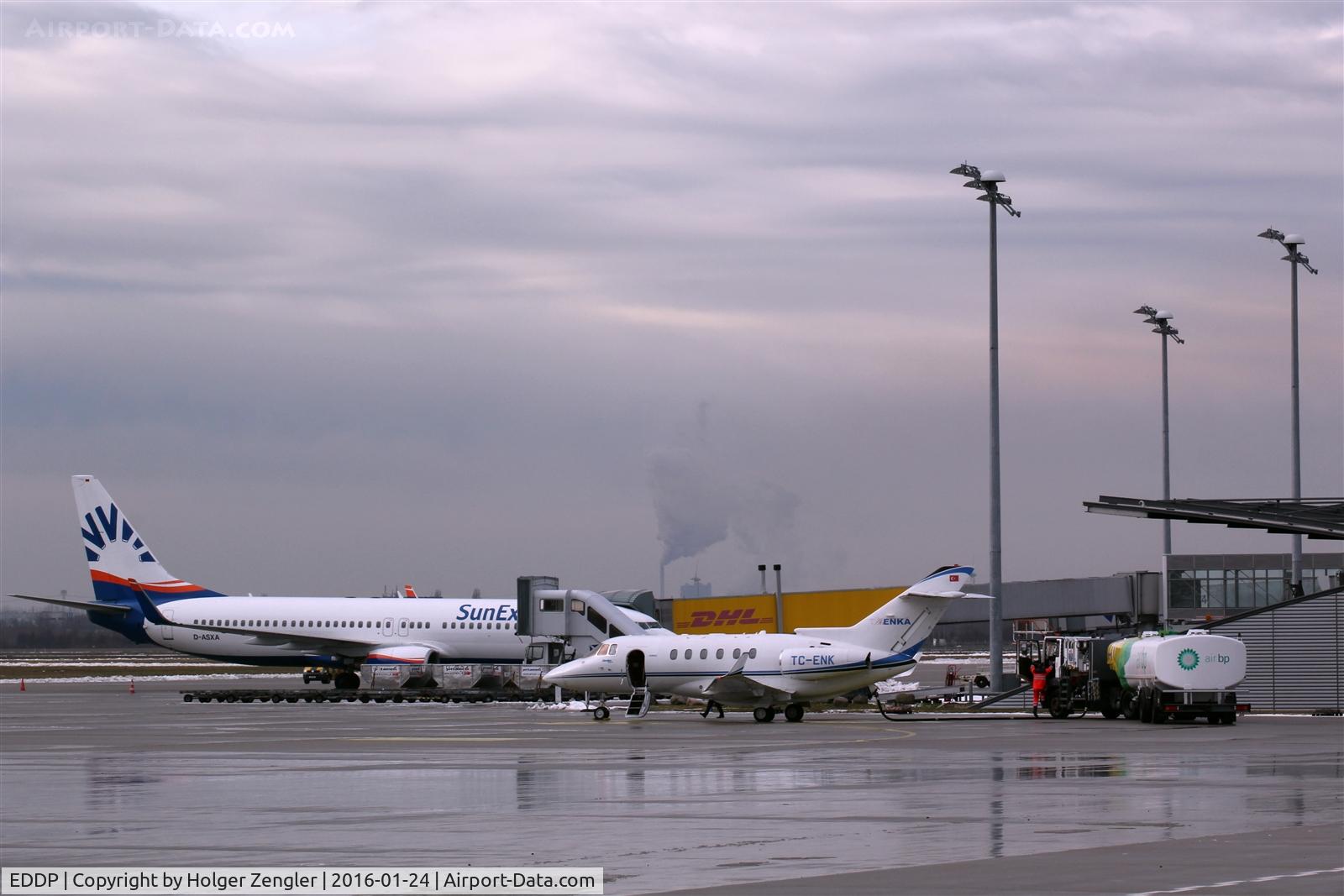 Leipzig/Halle Airport, Leipzig/Halle Germany (EDDP) - Apron 1 on a rather cloudy afternoon.....