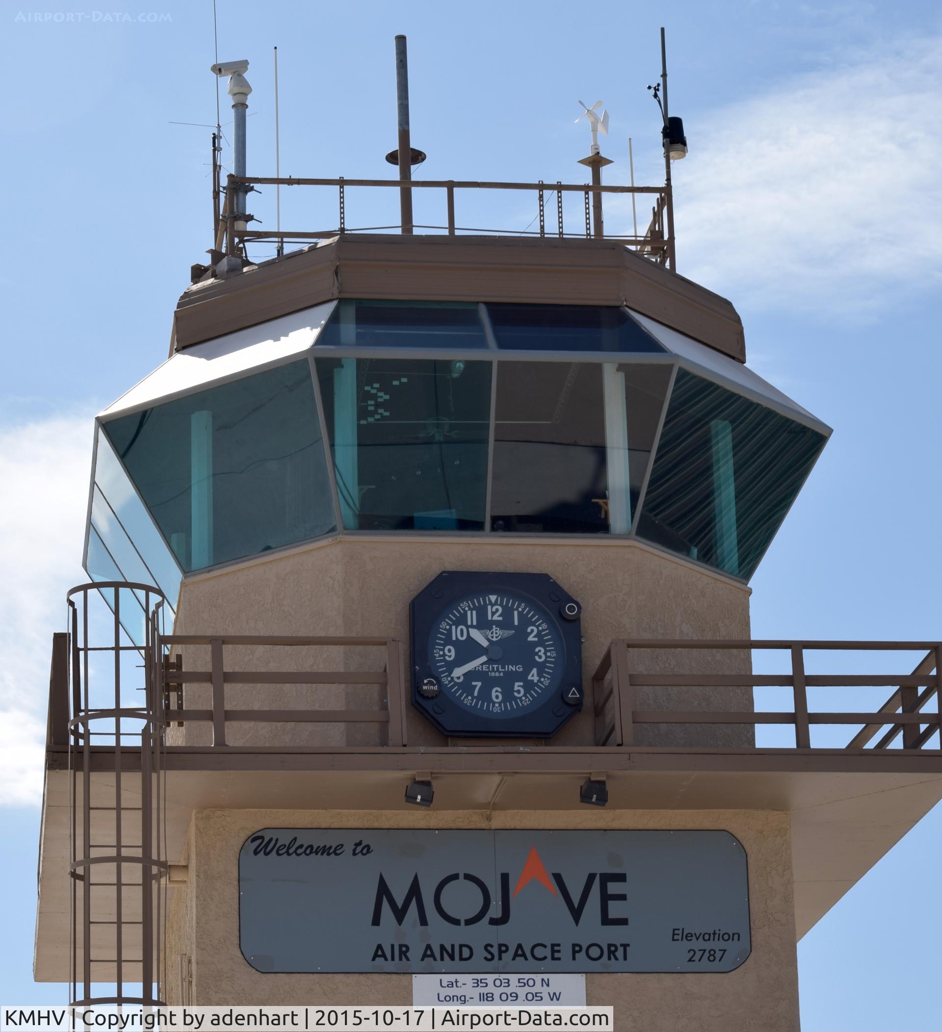 Mojave Airport (MHV) - ATC tower @ KHMV from the ramp 