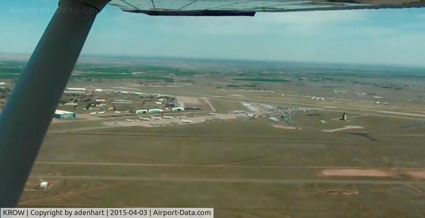 Roswell International Air Center Airport (ROW) - N64023 in the pattern at KROW