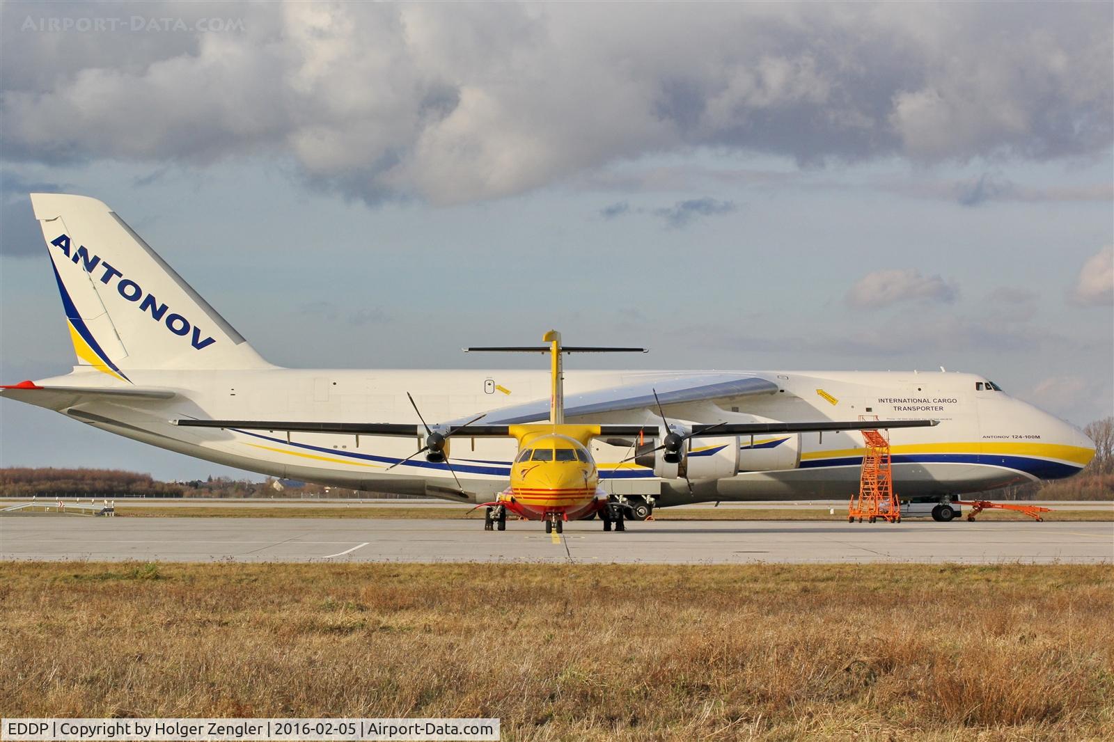 Leipzig/Halle Airport, Leipzig/Halle Germany (EDDP) - On apron 3: Smallest and largest aircraft of the day!!!!