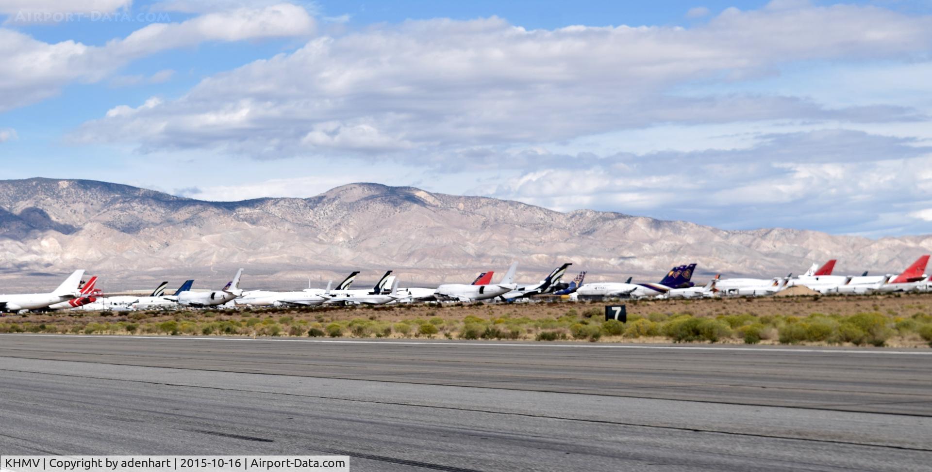 Hemavan Airport, Hemavan Sweden (HMV) - KHMV Boneyard view from Runway 30 in N64023