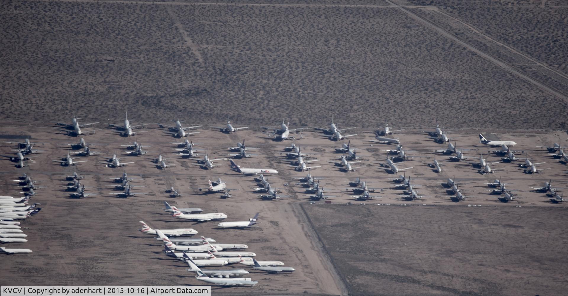 Southern California Logistics Airport (VCV) - KVCV boneyard taken from N64023