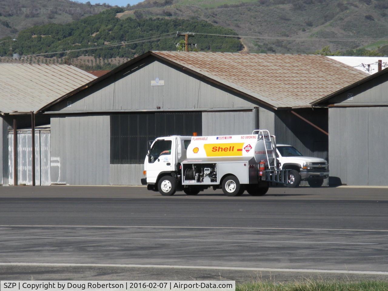 Santa Paula Airport (SZP) - On call to refuel a based helicopter remotely away from SZP's Fuel Dock