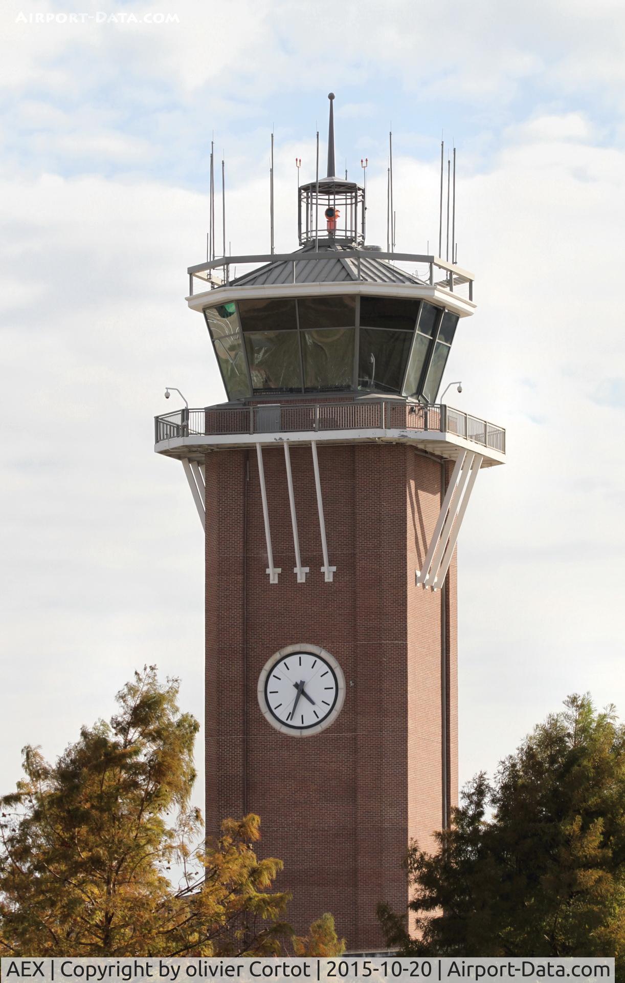 Alexandria International Airport (AEX) - the control tower