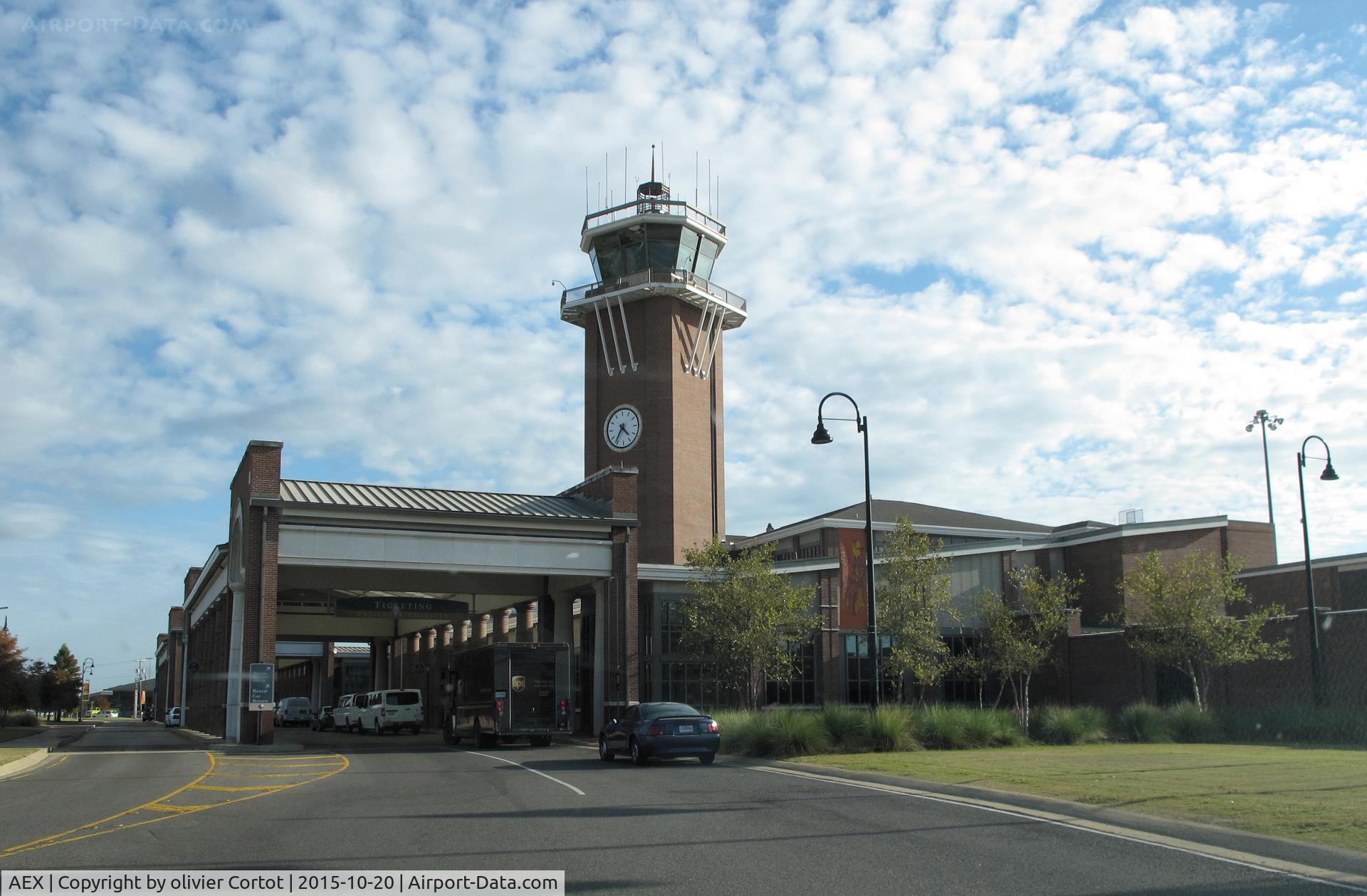 Alexandria International Airport (AEX) - the passengers terminal