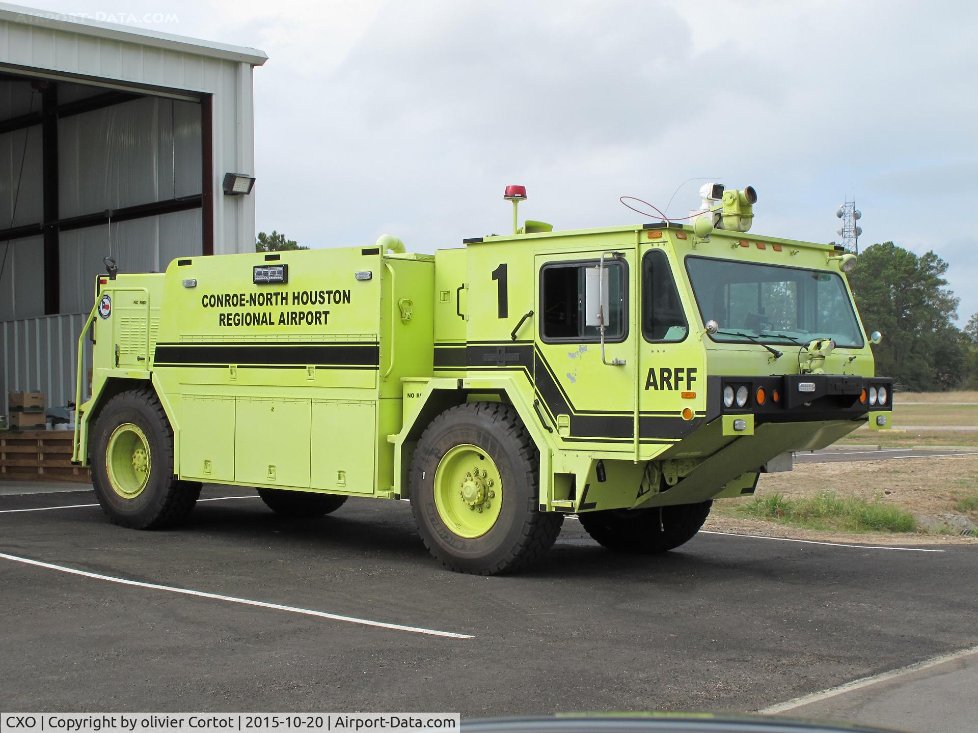 Lone Star Executive Airport (CXO) - the fire dept