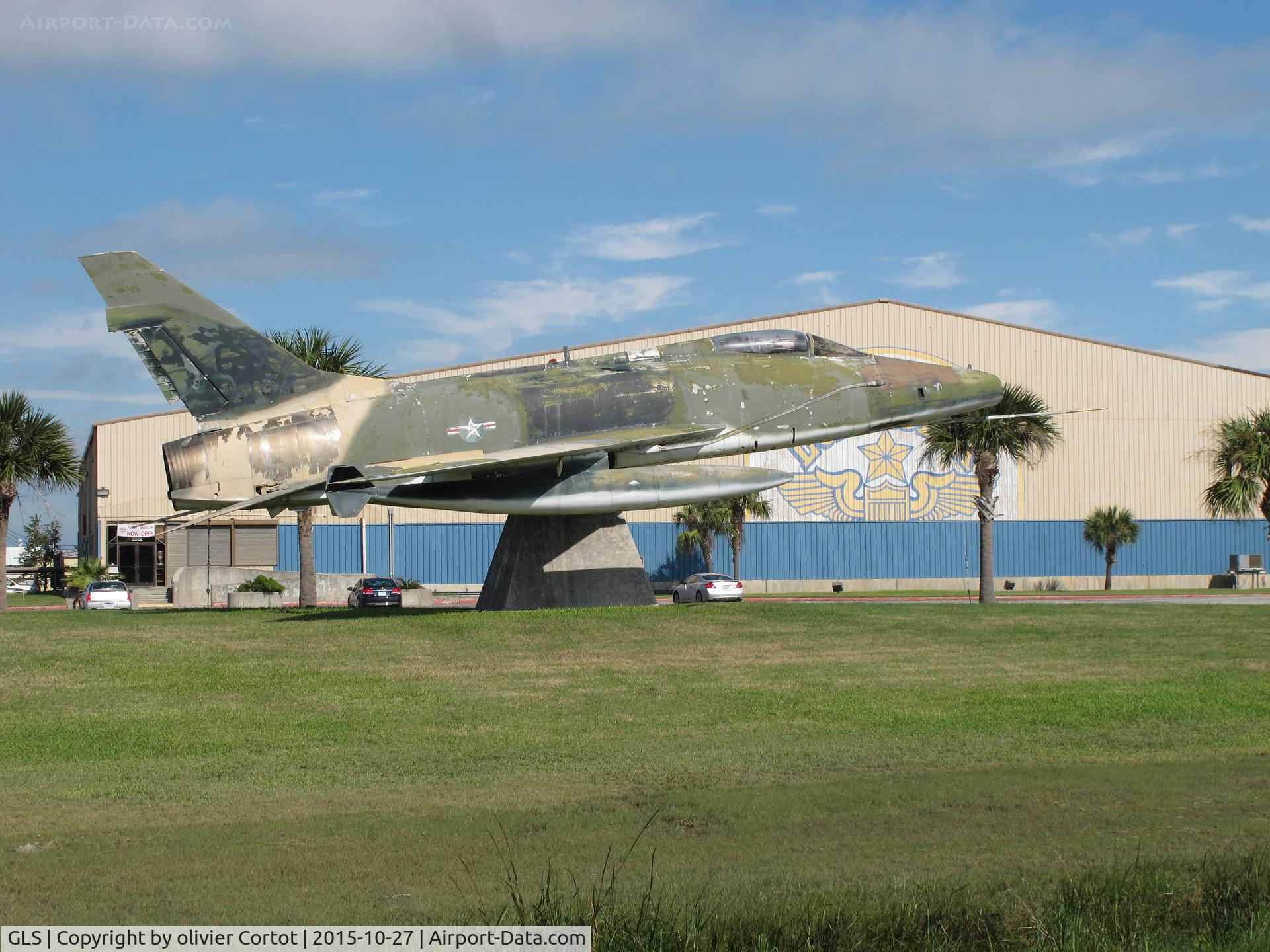 Scholes International At Galveston Airport (GLS) - weather effect on this F-100