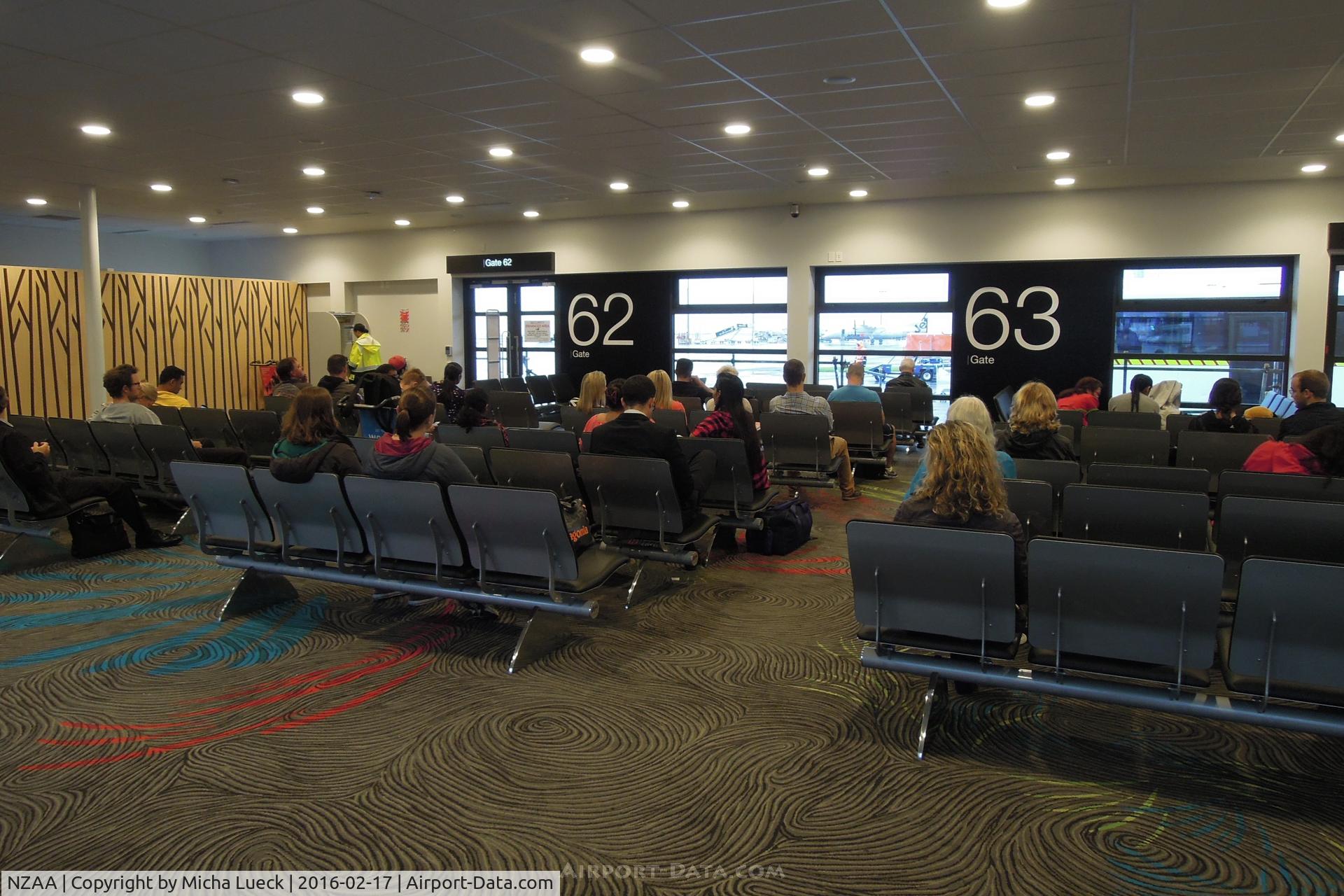 Auckland International Airport, Auckland New Zealand (NZAA) - The new shed at Auckland's domestic part with gates 62 and 63, for the new Jetstar regional prop services