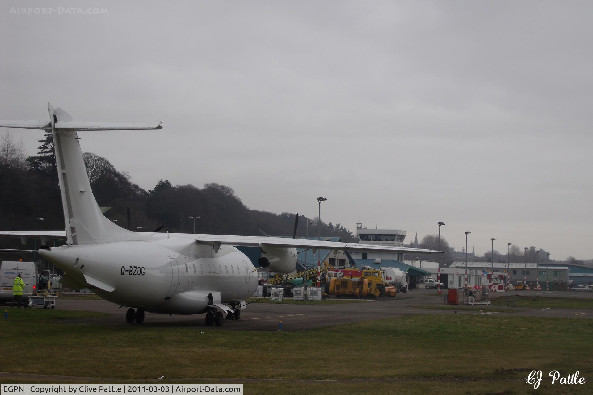 Dundee Airport, Dundee, Scotland United Kingdom (EGPN) - A misty March morning at Dundee Riverside airport EGPN