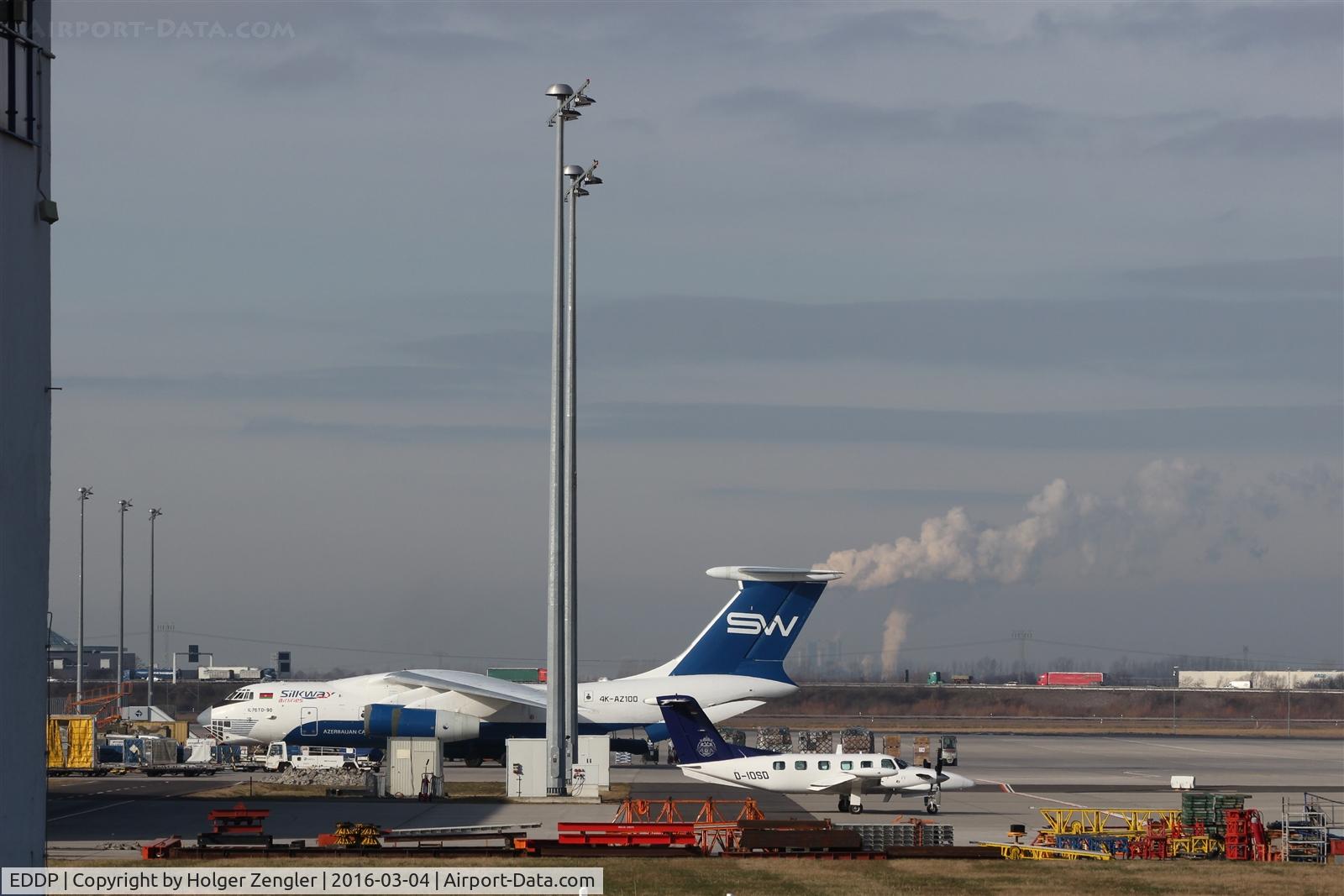 Leipzig/Halle Airport, Leipzig/Halle Germany (EDDP) - Westbound view on apron 2...