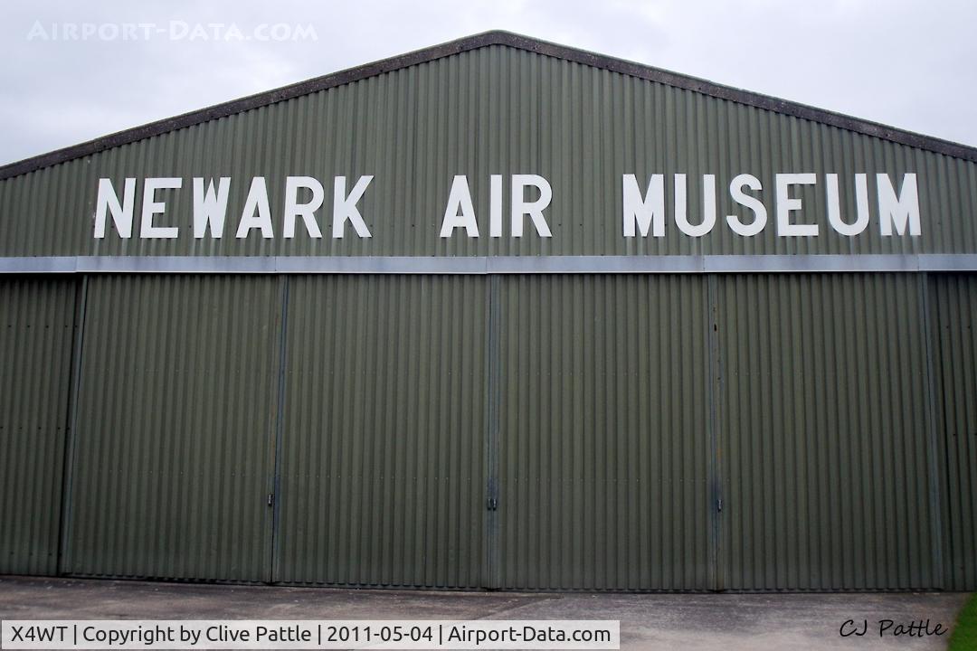 X4WT Airport - One of the display hangars at the Newark Air Museum, Winthorpe, Nottinghamshire. X4WT