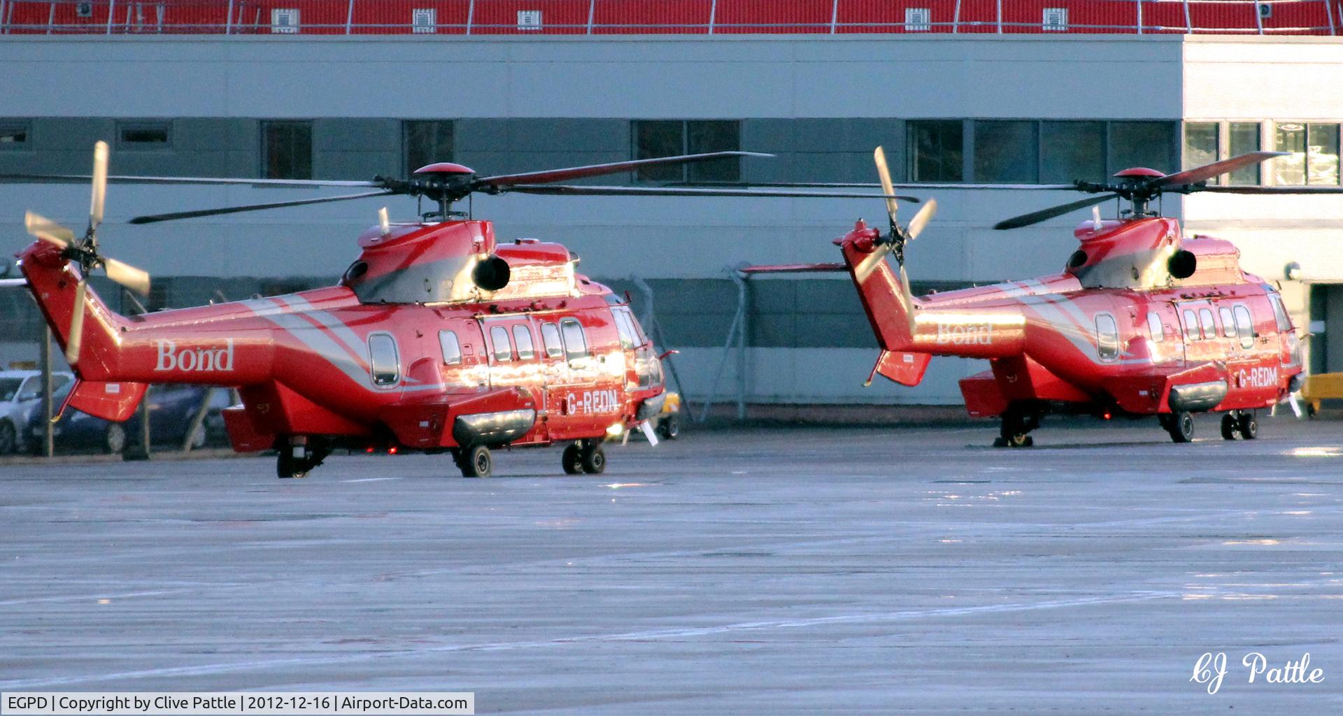 Aberdeen Airport, Aberdeen, Scotland United Kingdom (EGPD) - Bond at rest at Aberdeen EGPD