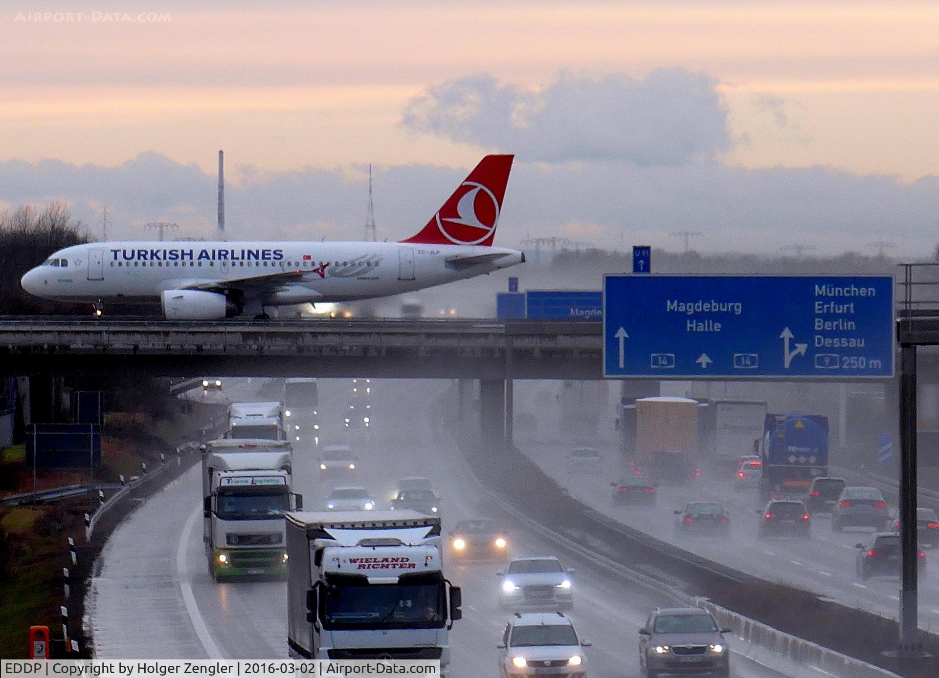 Leipzig/Halle Airport, Leipzig/Halle Germany (EDDP) - Arrival from IST on twy W.....