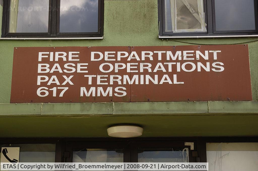 Sembach Airport, Sembach Germany (ETAS) - Sunday afternoon tour to former US Air Base Sembach