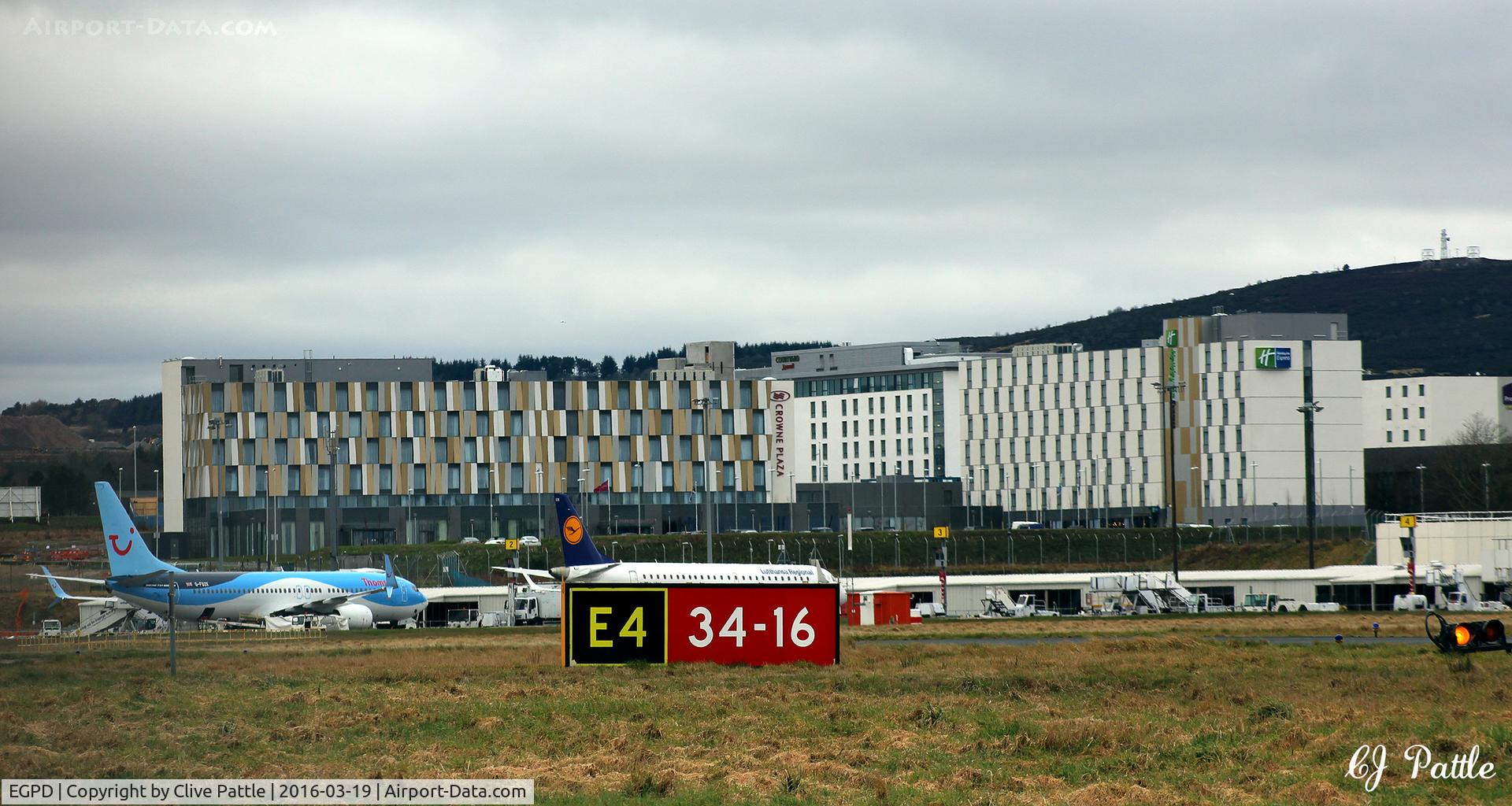 Aberdeen Airport, Aberdeen, Scotland United Kingdom (EGPD) - Terminal buildings at Aberdeen EGPD