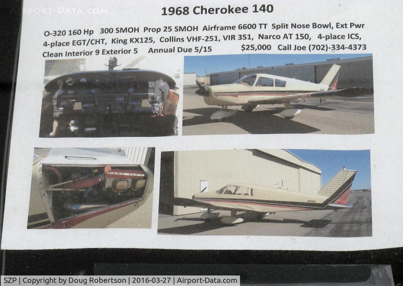 Santa Paula Airport (SZP) - Aircraft FOR SALE posting, a model that I learned to fly in 50 years ago. 