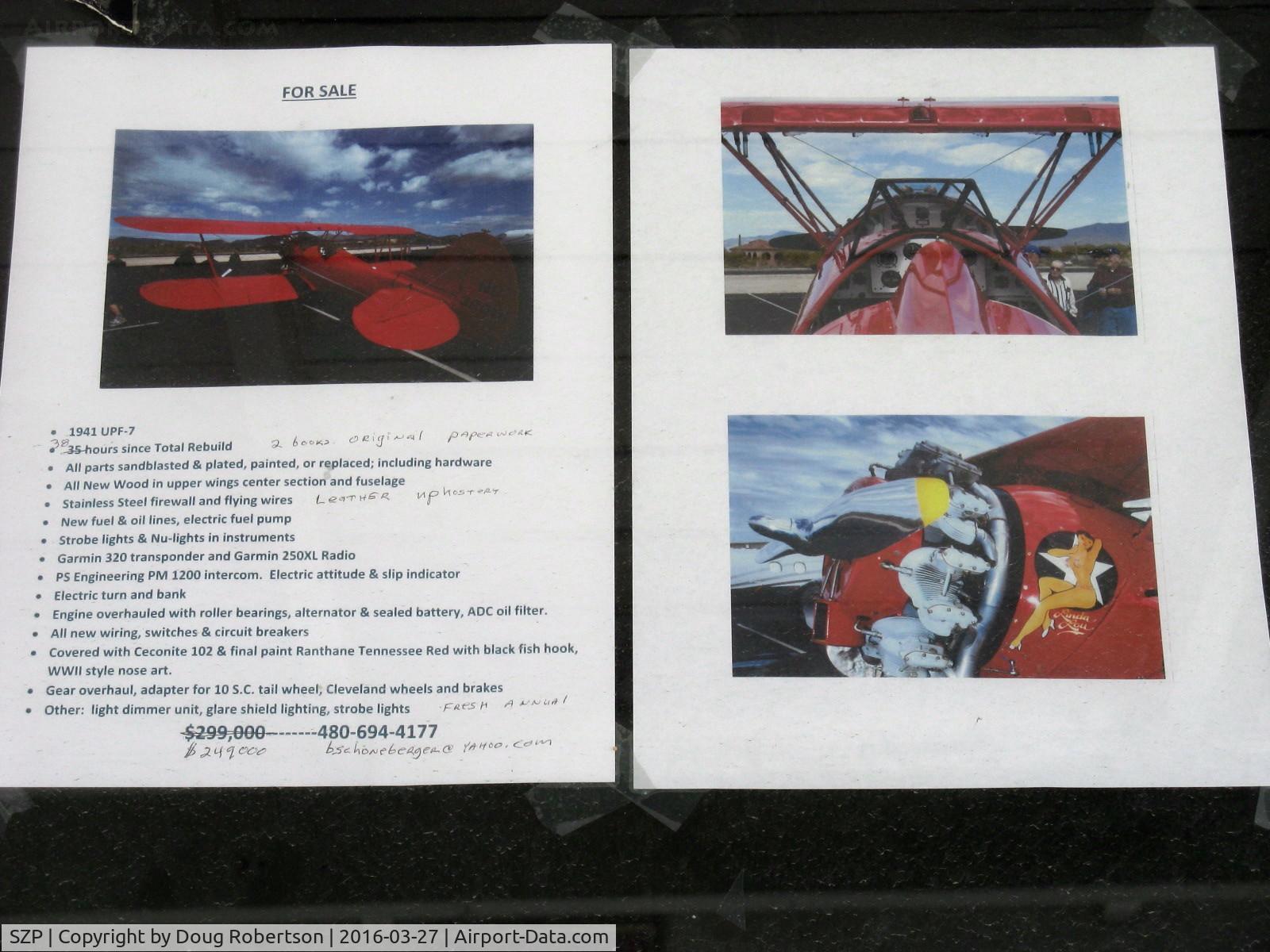 Santa Paula Airport (SZP) - Aircraft FOR SALE posting, view large.