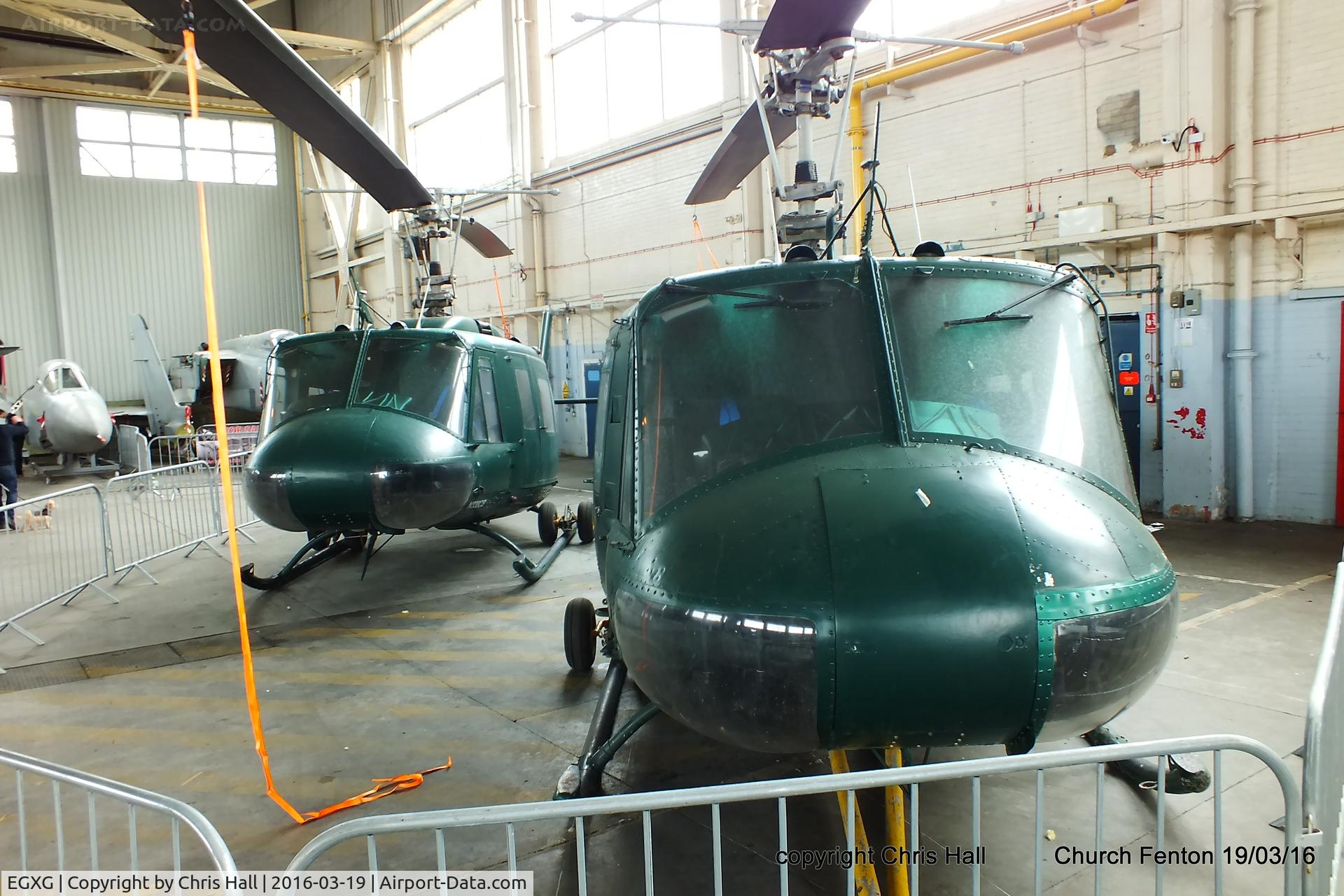 RAF Church Fenton Airport, Church Fenton, England United Kingdom (EGXG) - Bell UH-1D Iroquois at Church Fenton