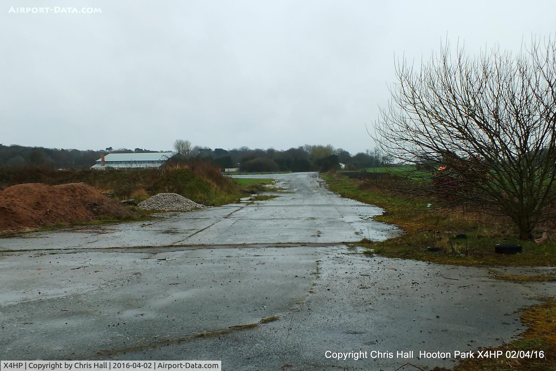 X4HP Airport - surviving section of the northwest perimiter track at Hooton Park