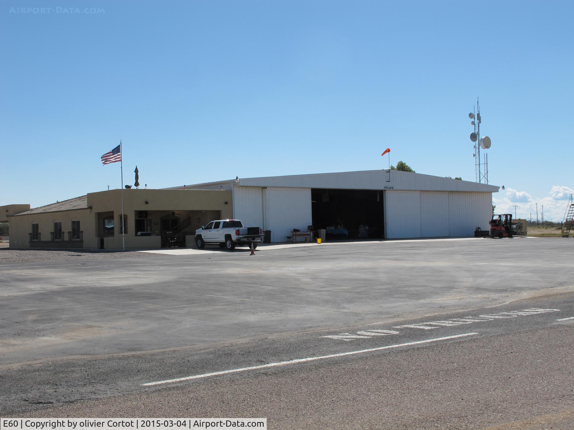 Eloy Municipal Airport (E60) - one of the hangars