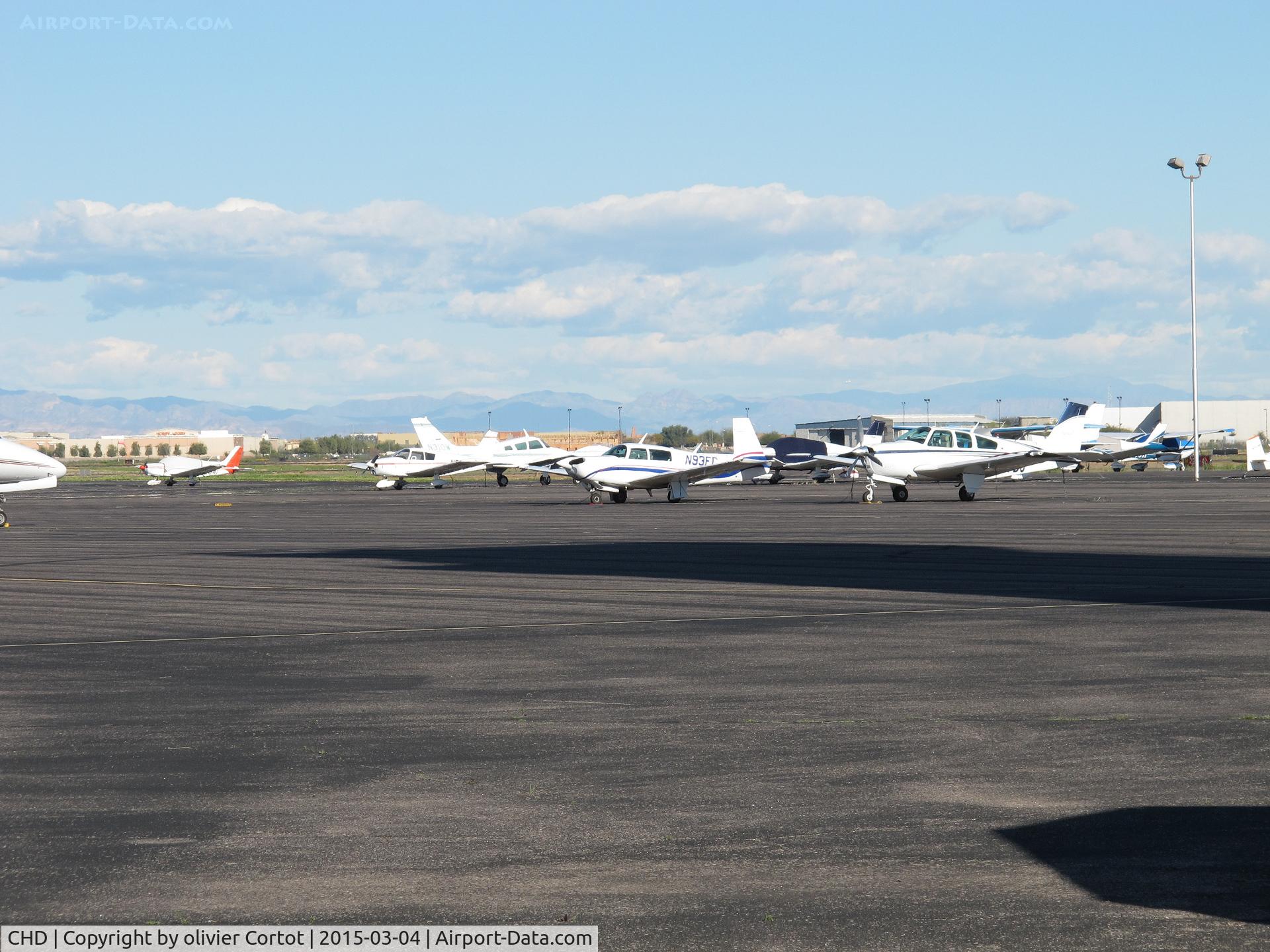 Chandler Municipal Airport (CHD) - view of the tarmac