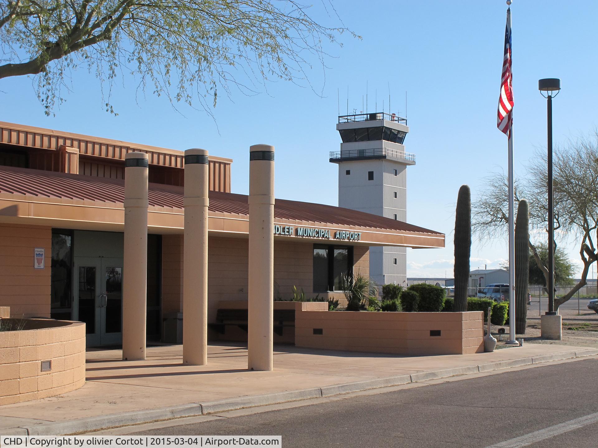 Chandler Municipal Airport (CHD) - the terminal